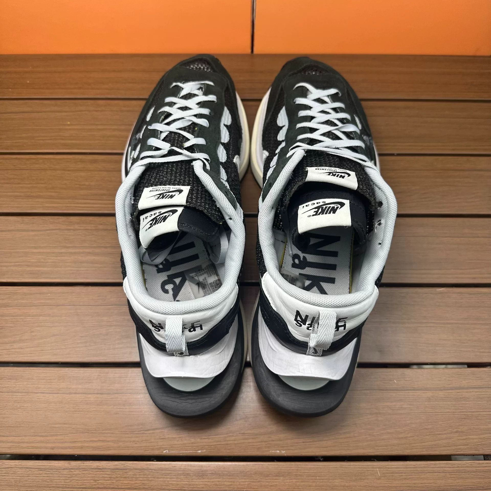 Sacai Sacai Black Lowtop Sneakers 13 Men Size US 13 / EU 46 - 6 Thumbnail