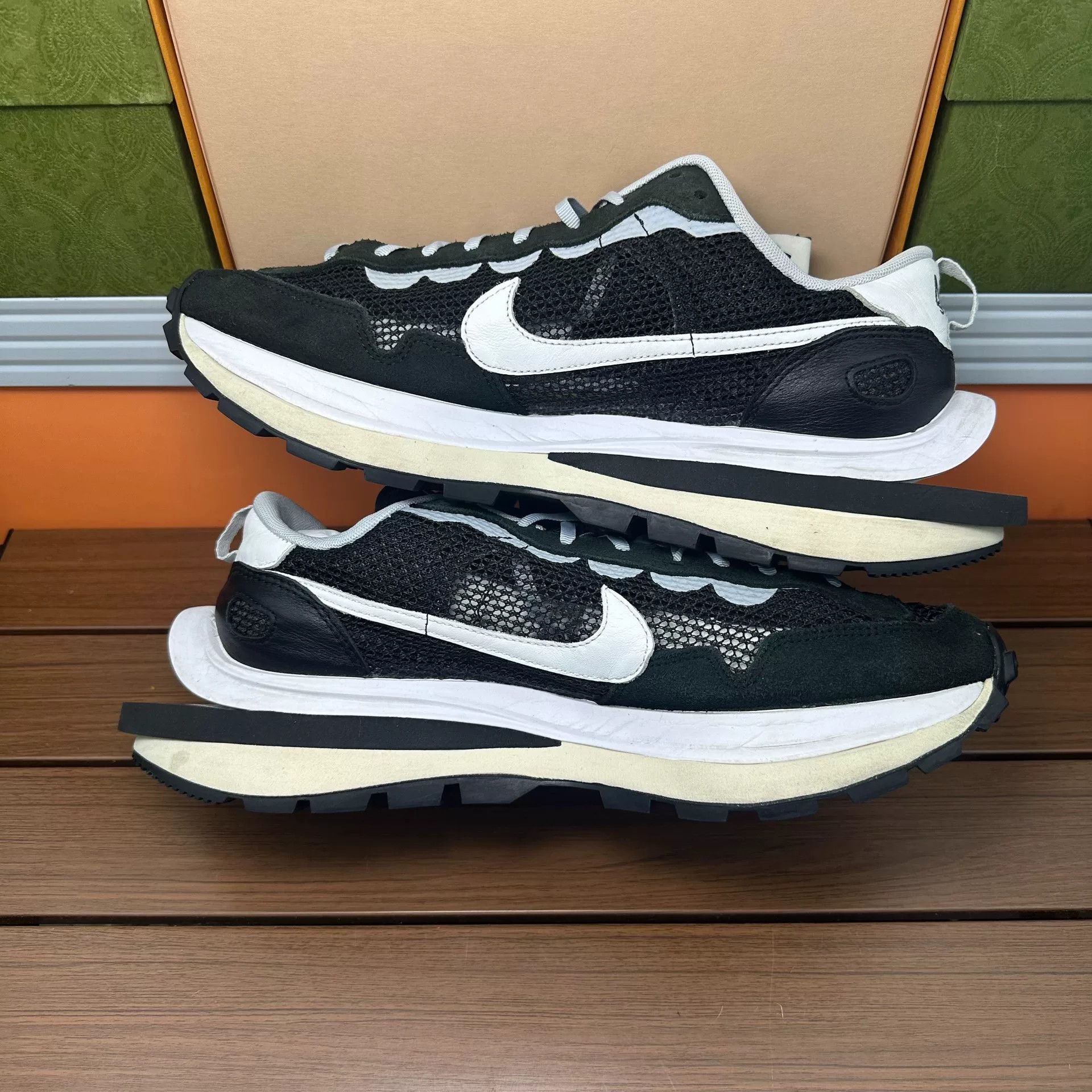 Sacai Sacai Black Lowtop Sneakers 13 Men Size US 13 / EU 46 - 3 Thumbnail