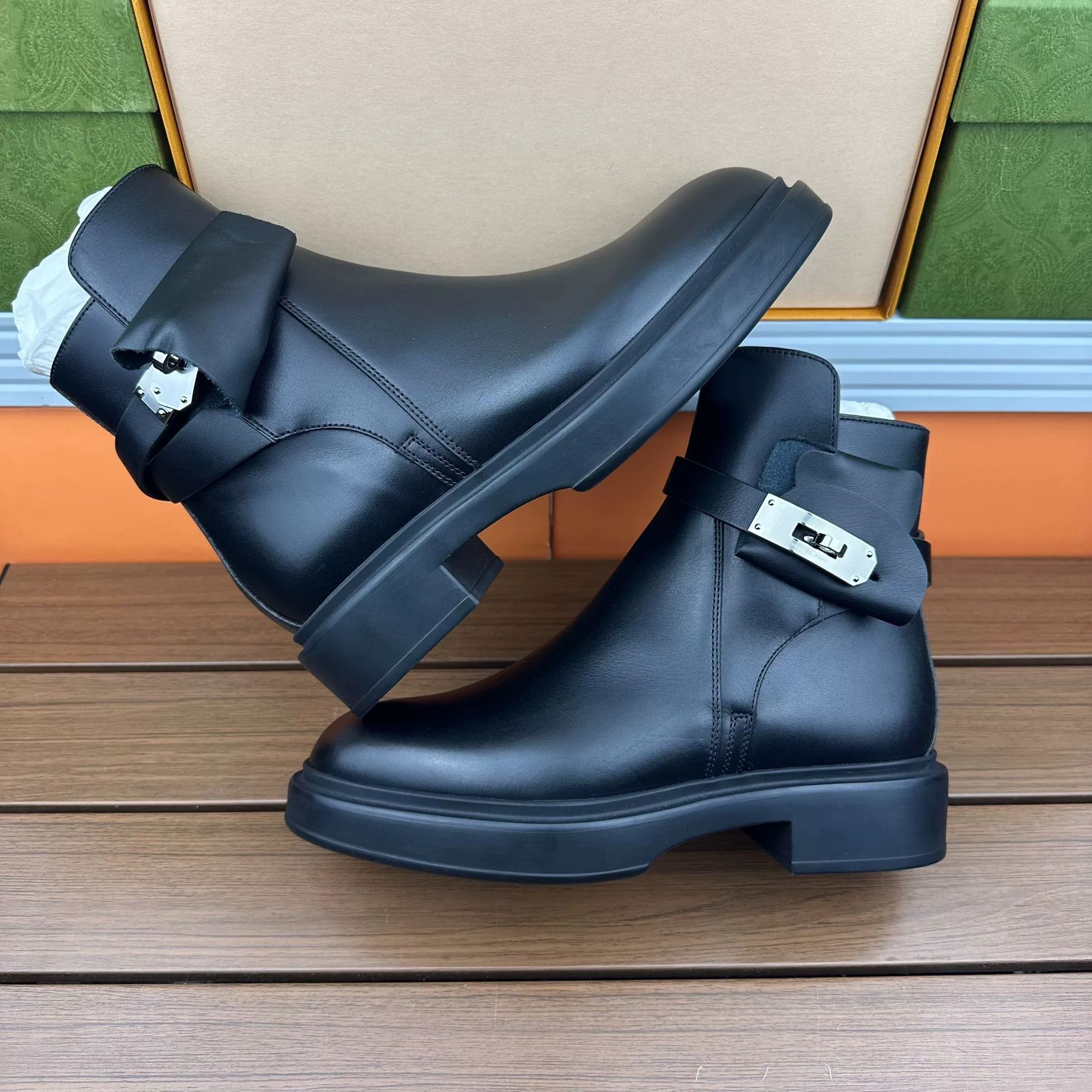 Hermes Hermes Silver Boots it_35-5 Women Size US 5.5 / IT 35.5 - 2 Thumbnail