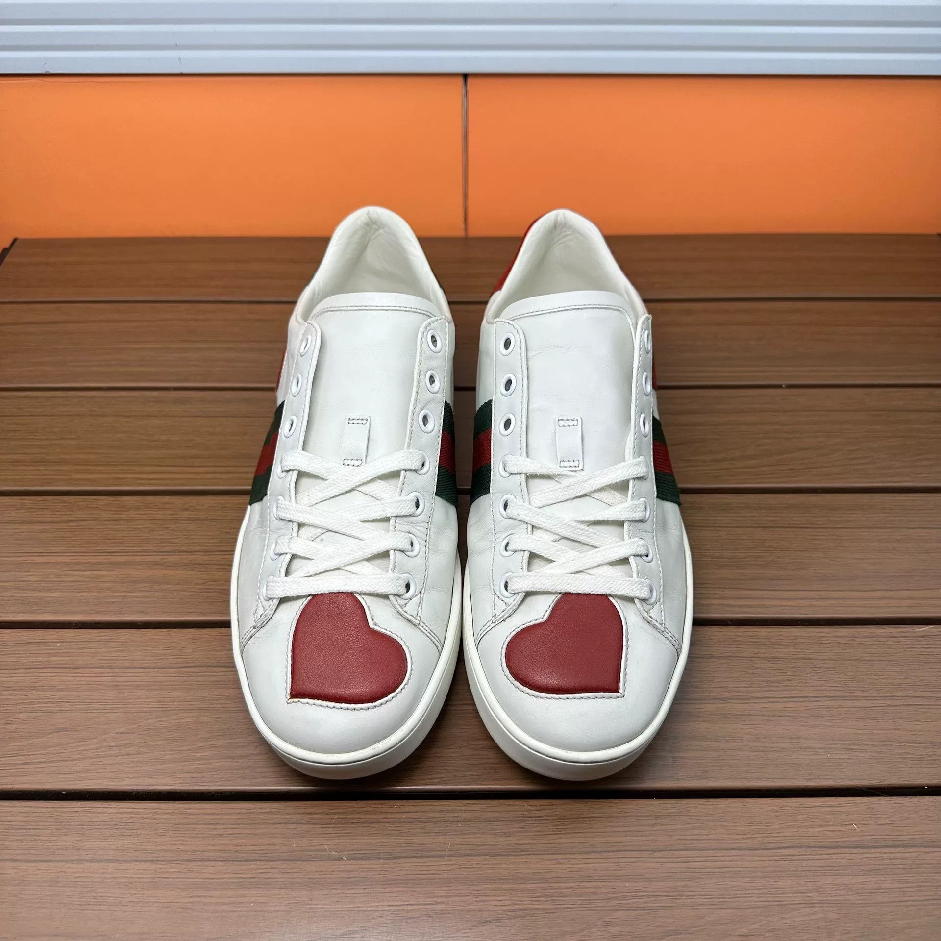 Gucci Gucci White Lowtop Sneakers it_37-5 Women Size US 7.5 / IT 37.5 - 4 Thumbnail