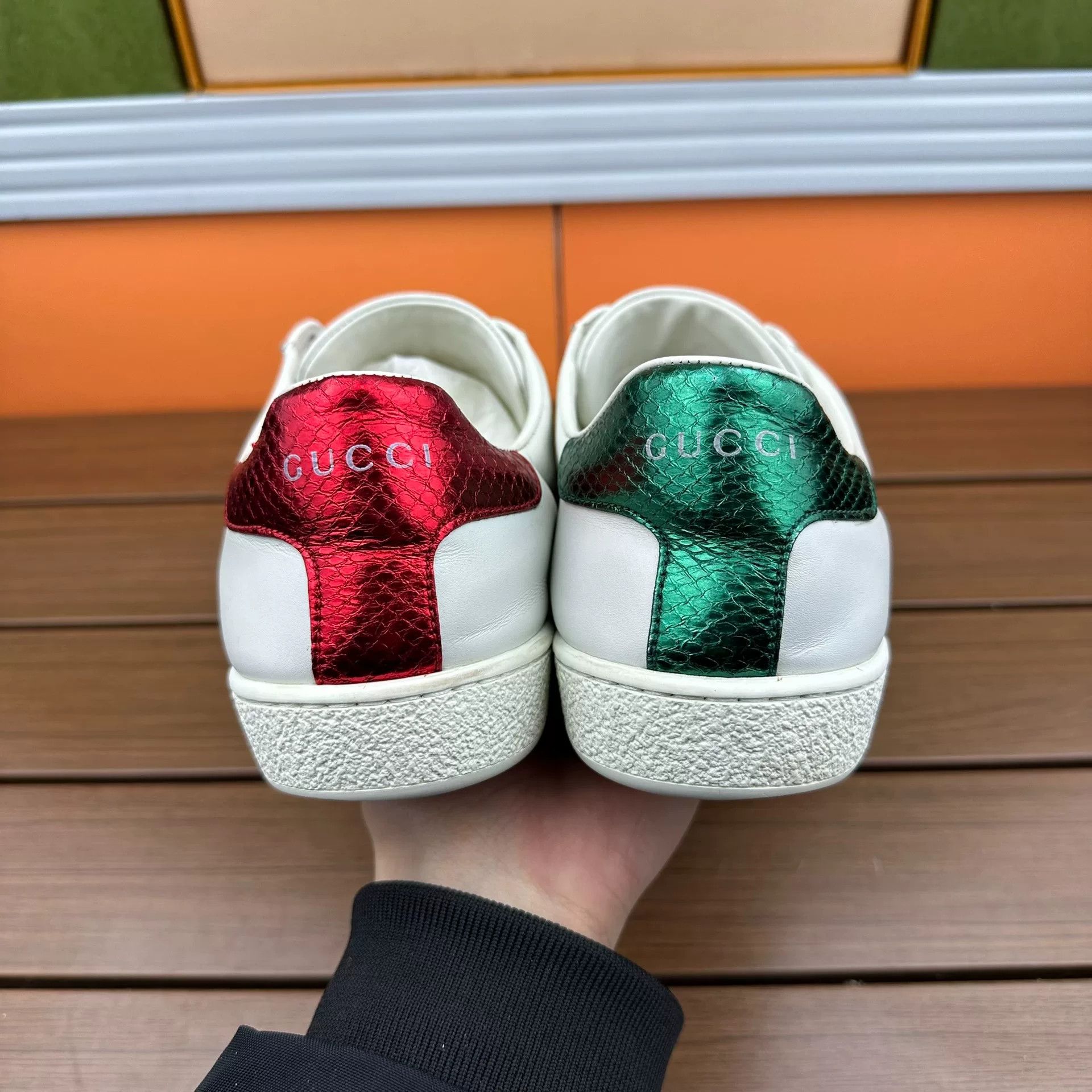Gucci Gucci White Lowtop Sneakers it_37-5 Women Size US 7.5 / IT 37.5 - 6 Thumbnail