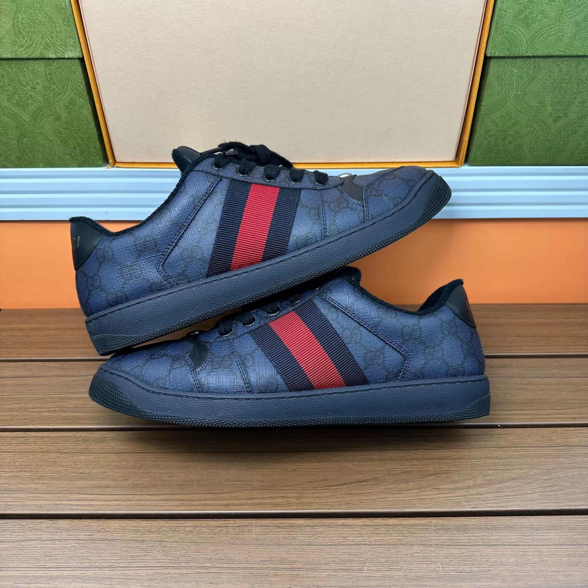 Gucci Gucci Casual Blue Lowtop Sneakers 9 Men Size US 9 / EU 42 - 3 Thumbnail