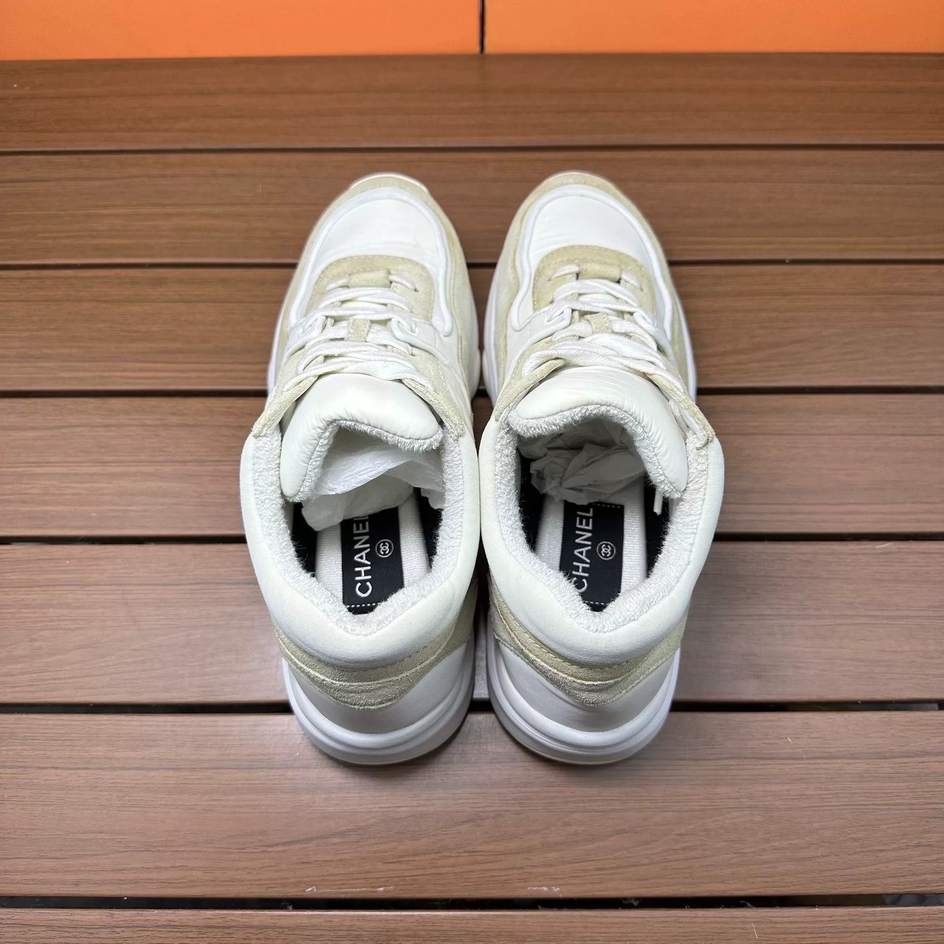 Chanel Chanel Casual White Lowtop Sneakers it_38 Women Size US 8 / IT 38 - 5 Thumbnail