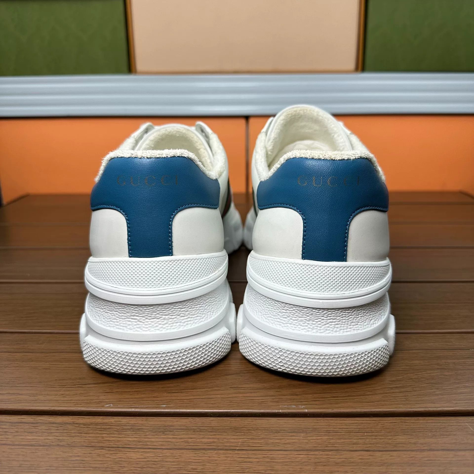 Gucci Gucci Retro Striped Lowtop Sneakers 9 Men Size US 9 / EU 42 - 6 Thumbnail