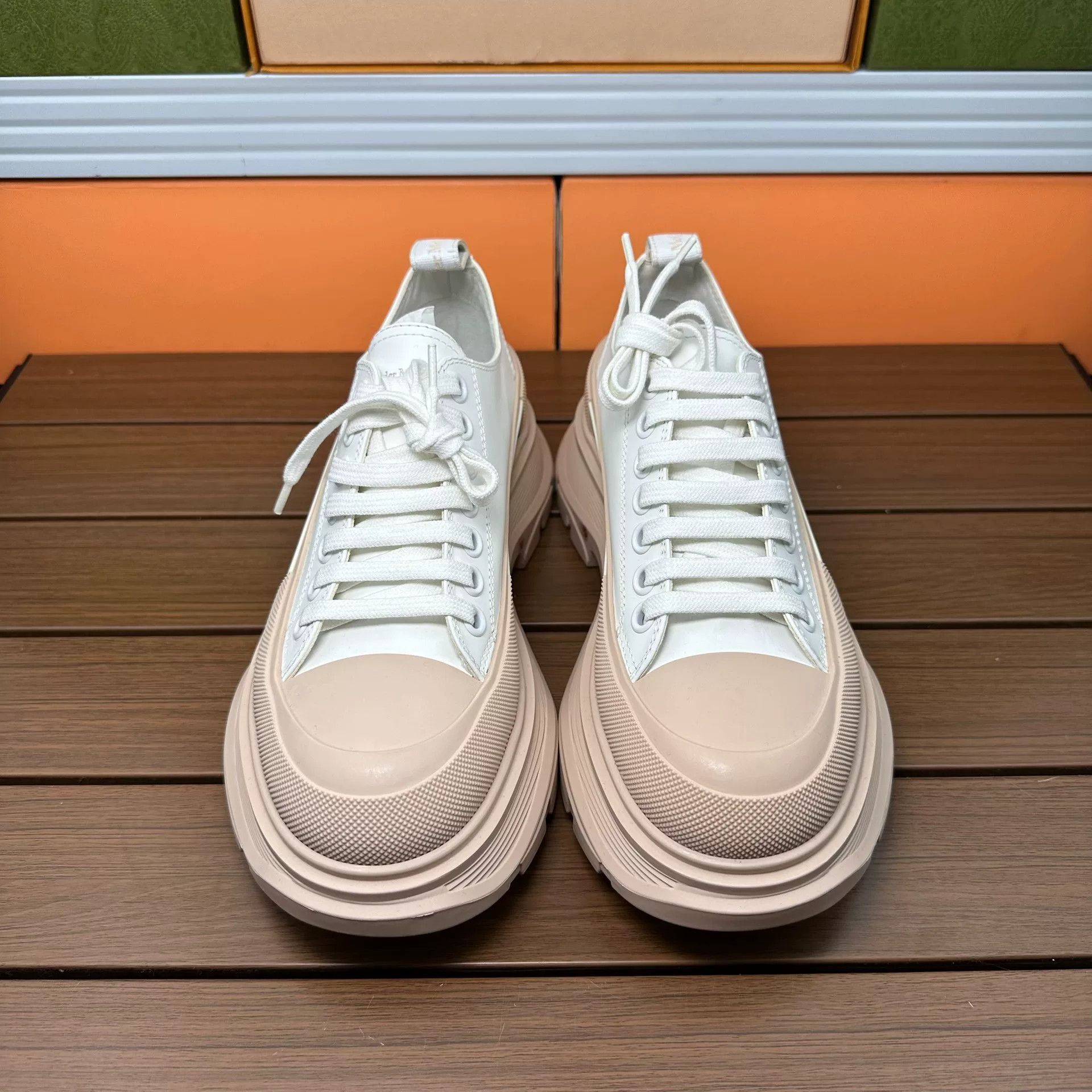 Alexander McQueen Alexander McQueen Pink Lowtop Sneakers it_38 Women Size US 8 / IT 38 - 4 Thumbnail