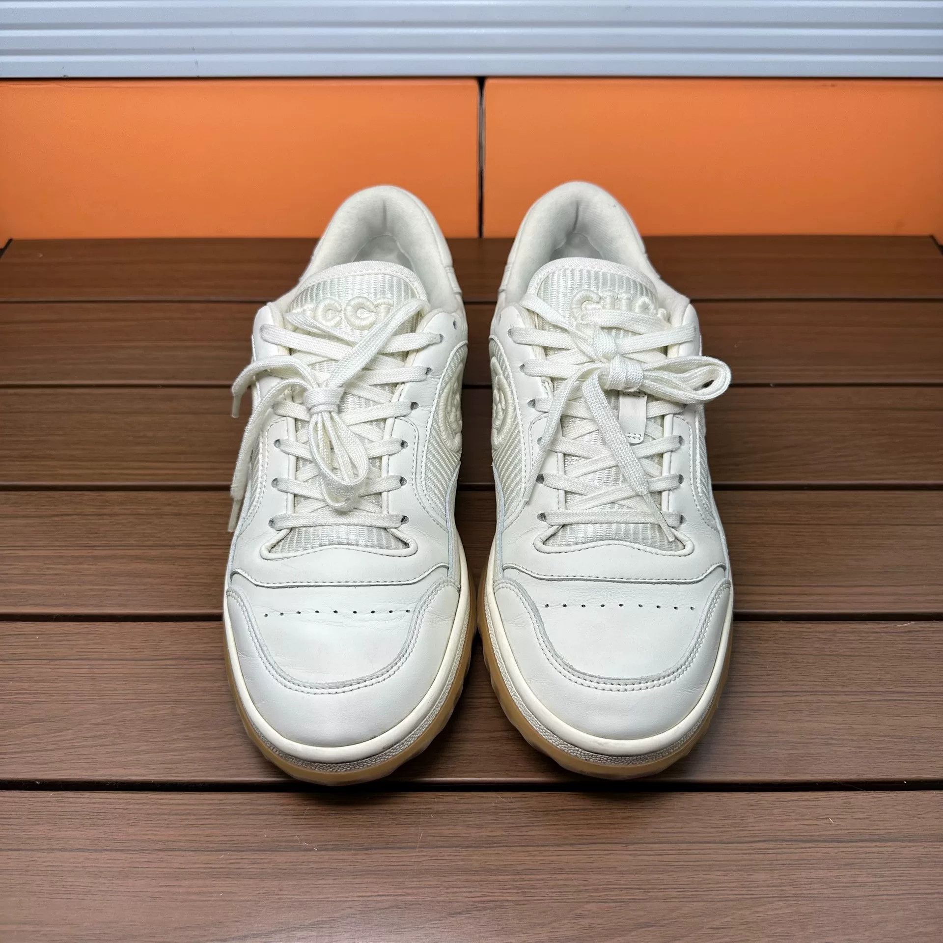 Gucci Gucci Casual White Lowtop Sneakers it_38-5 Women Size US 8.5 / IT 38.5 - 4 Thumbnail