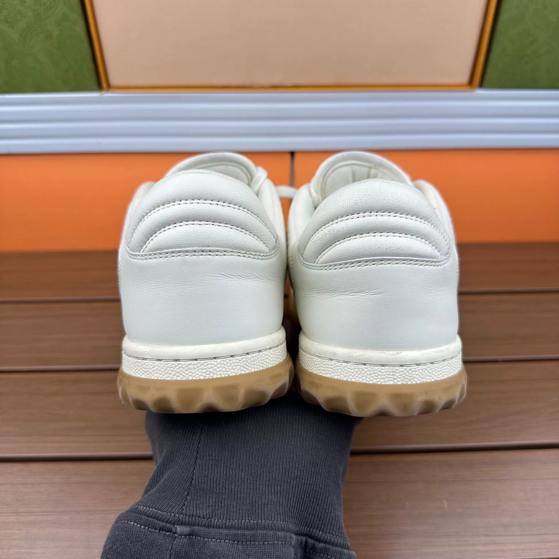 Gucci Gucci Casual White Lowtop Sneakers it_38-5 Women Size US 8.5 / IT 38.5 - 5 Thumbnail