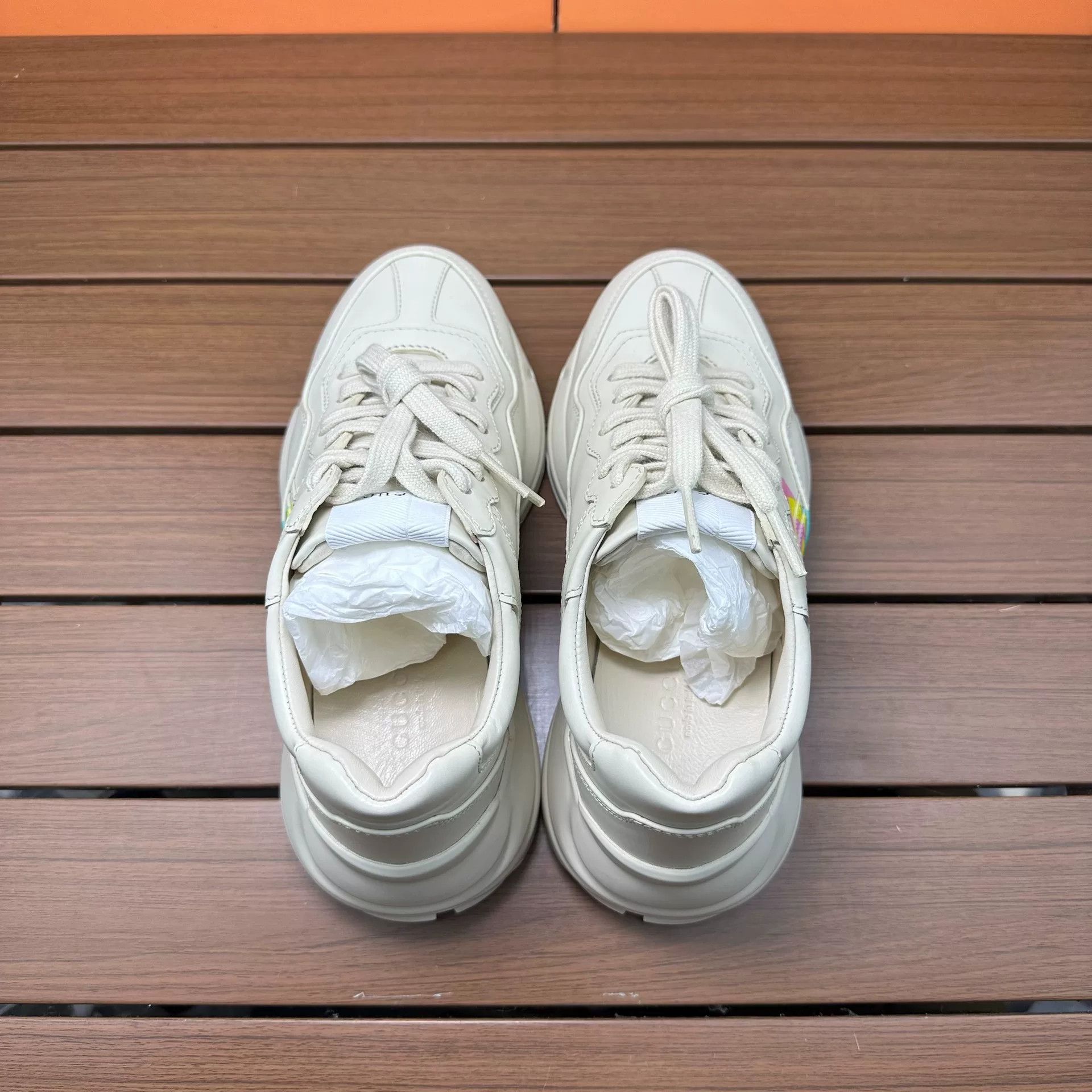Gucci Gucci Printed Lowtop Sneakers it_34-5 Women Size US 4.5 / IT 34.5 - 6 Thumbnail