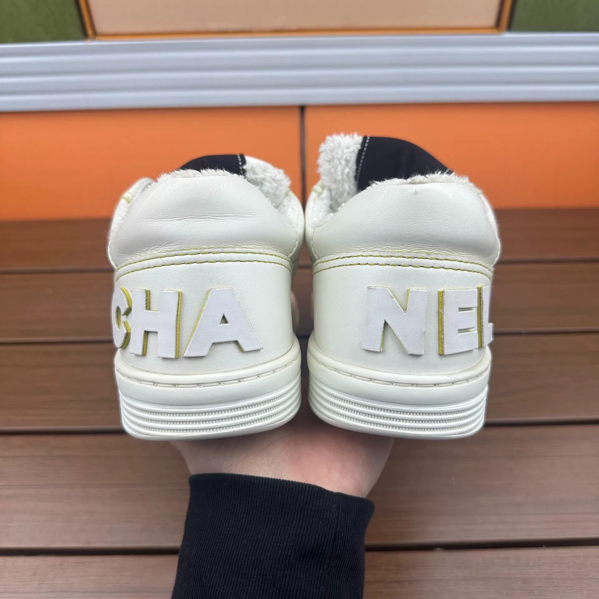 Chanel Chanel Yellow Lowtop Sneakers it_35 Women Size US 5 / IT 35 - 5 Thumbnail