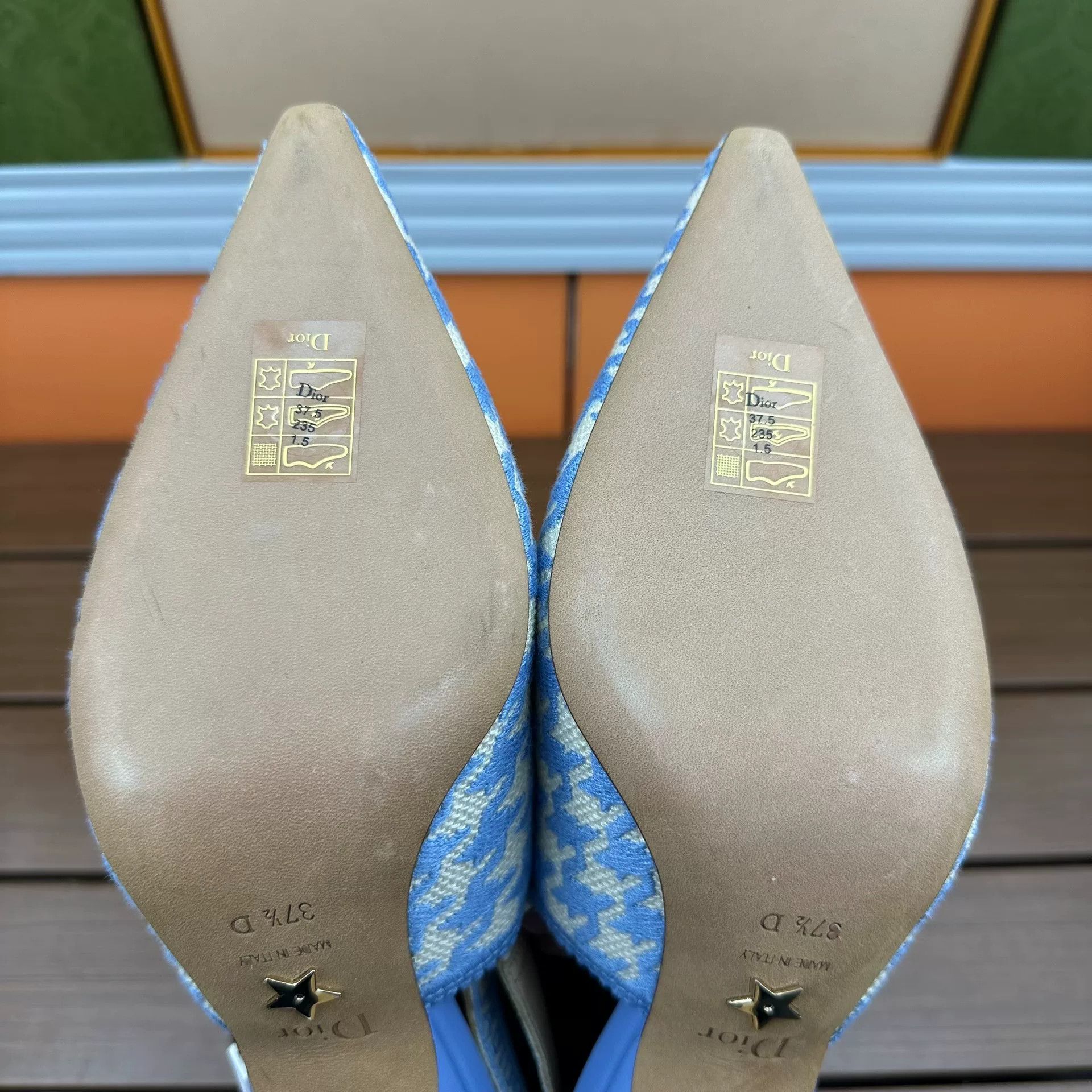 Dior Dior Blue Lowtop Sneakers it_37-5 Women Size US 7.5 / IT 37.5 - 8 Thumbnail