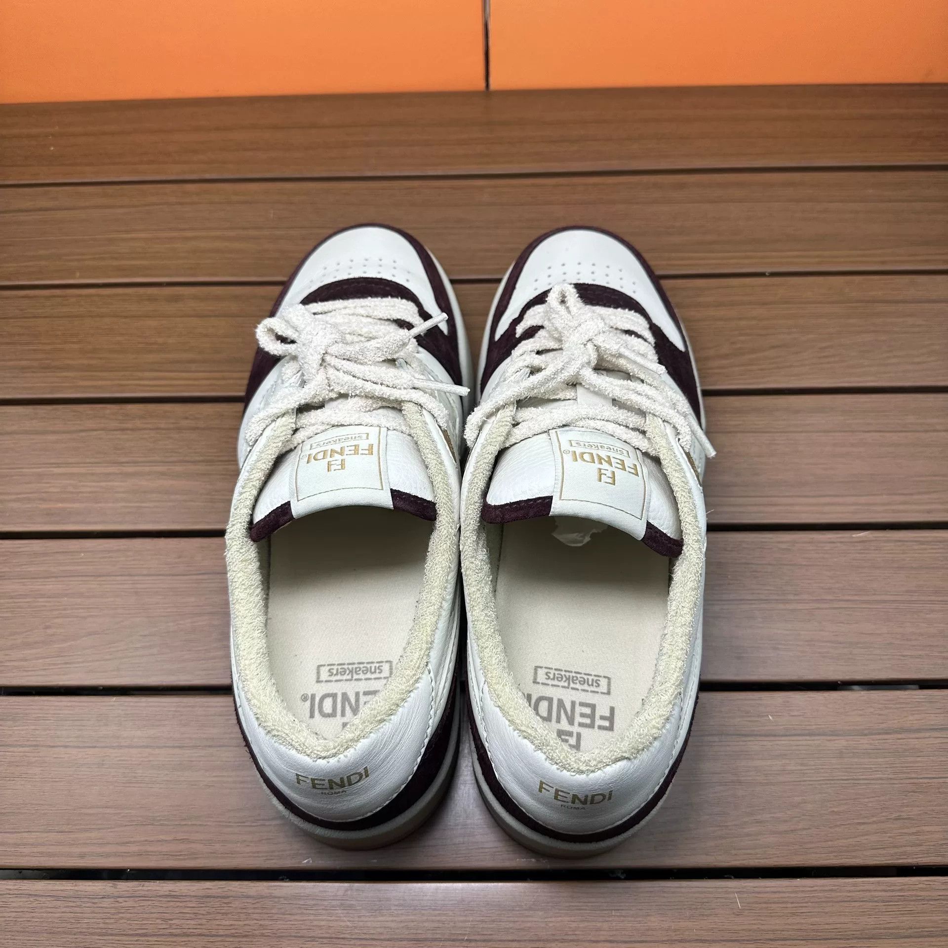 Fendi Fendi Red Lowtop Sneakers 8 Men Size US 8 / EU 41 - 6 Thumbnail