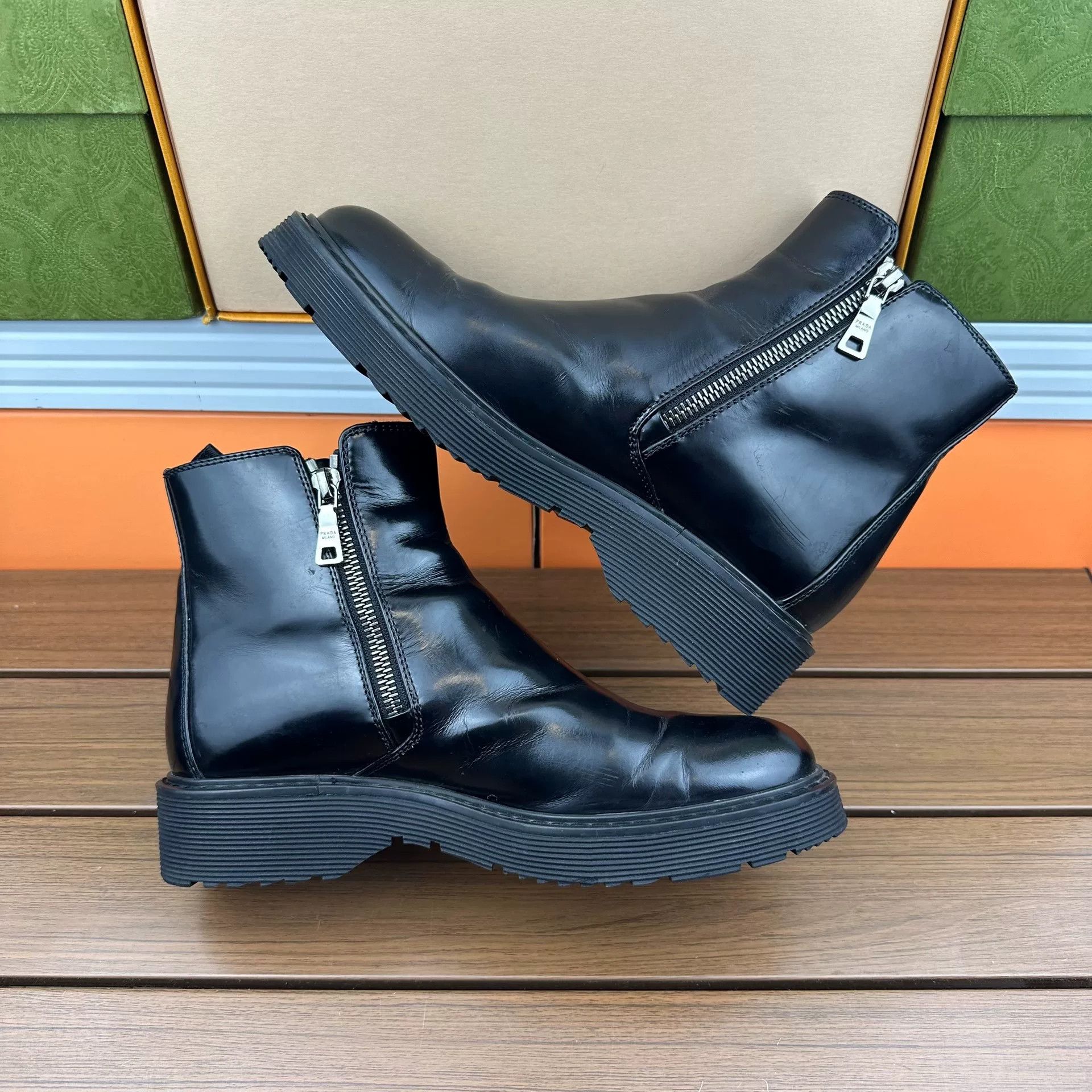 Prada Prada Casual Black Boots it_36-5 Women Size US 6.5 / IT 36.5 - 3 Thumbnail