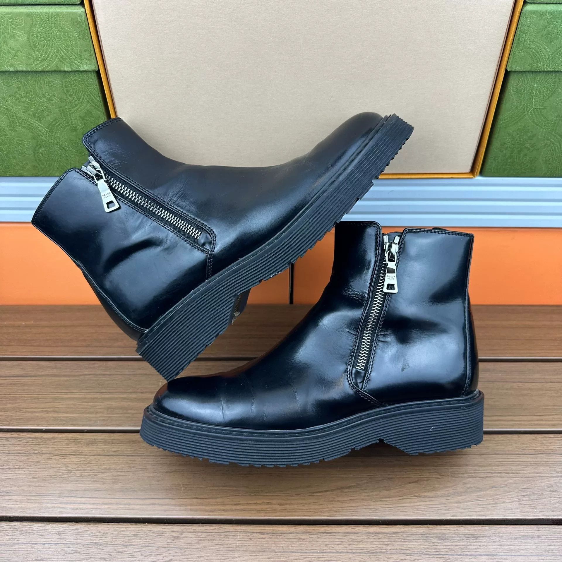 Prada Prada Casual Black Boots it_36-5 Women Size US 6.5 / IT 36.5 - 2 Thumbnail