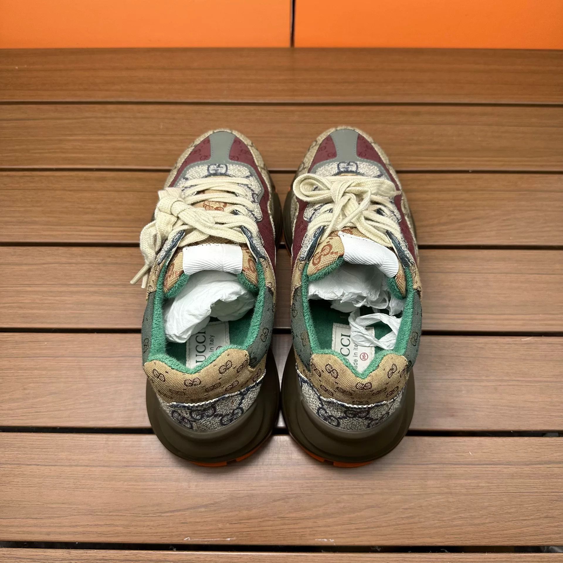 Gucci Gucci Brown Lowtop Sneakers it_35-5 Women Size US 5.5 / IT 35.5 - 5 Thumbnail