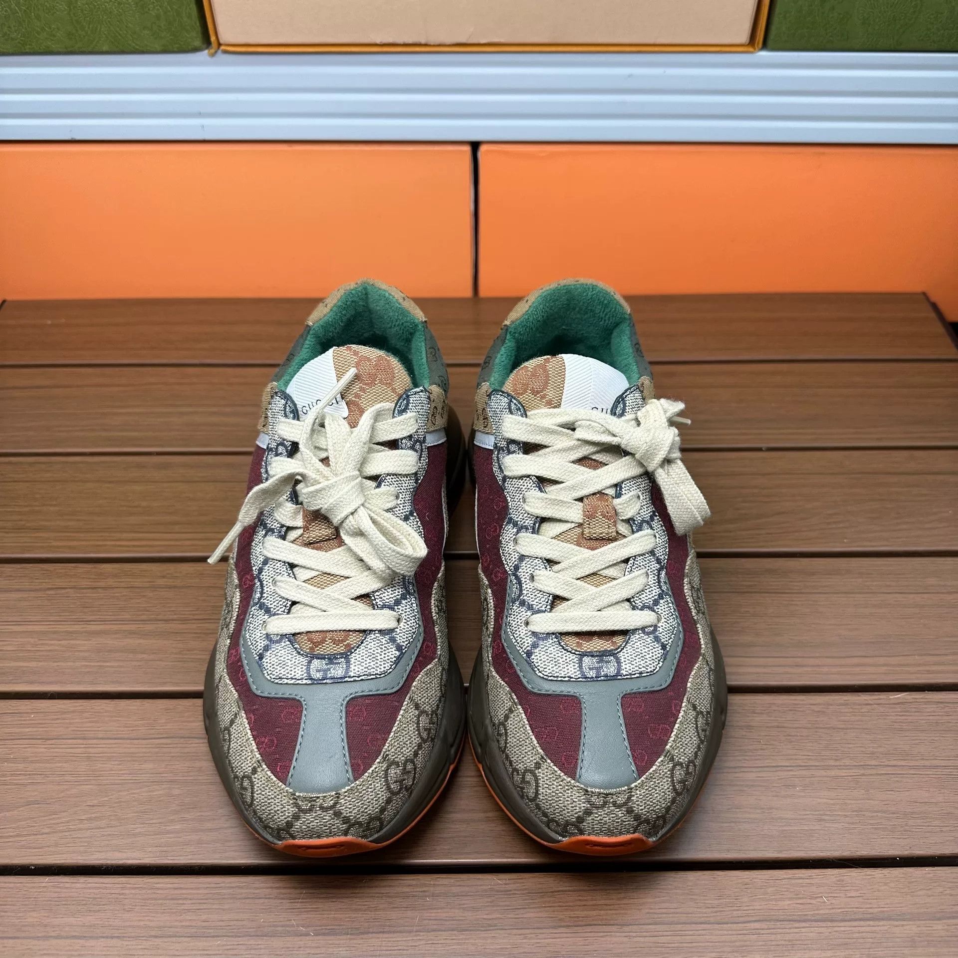 Gucci Gucci Brown Lowtop Sneakers it_35-5 Women Size US 5.5 / IT 35.5 - 4 Thumbnail