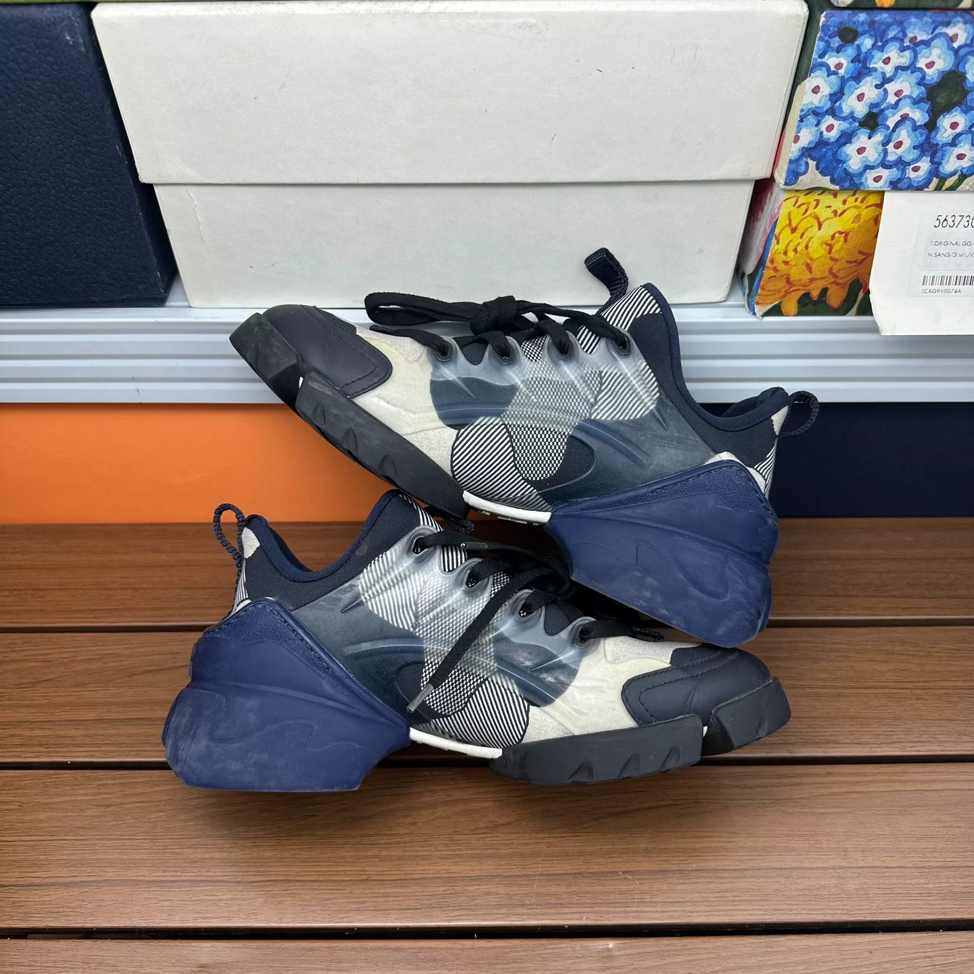 Dior Dior Blue Lowtop Sneakers it_35 Women Size US 5 / IT 35 - 3 Thumbnail