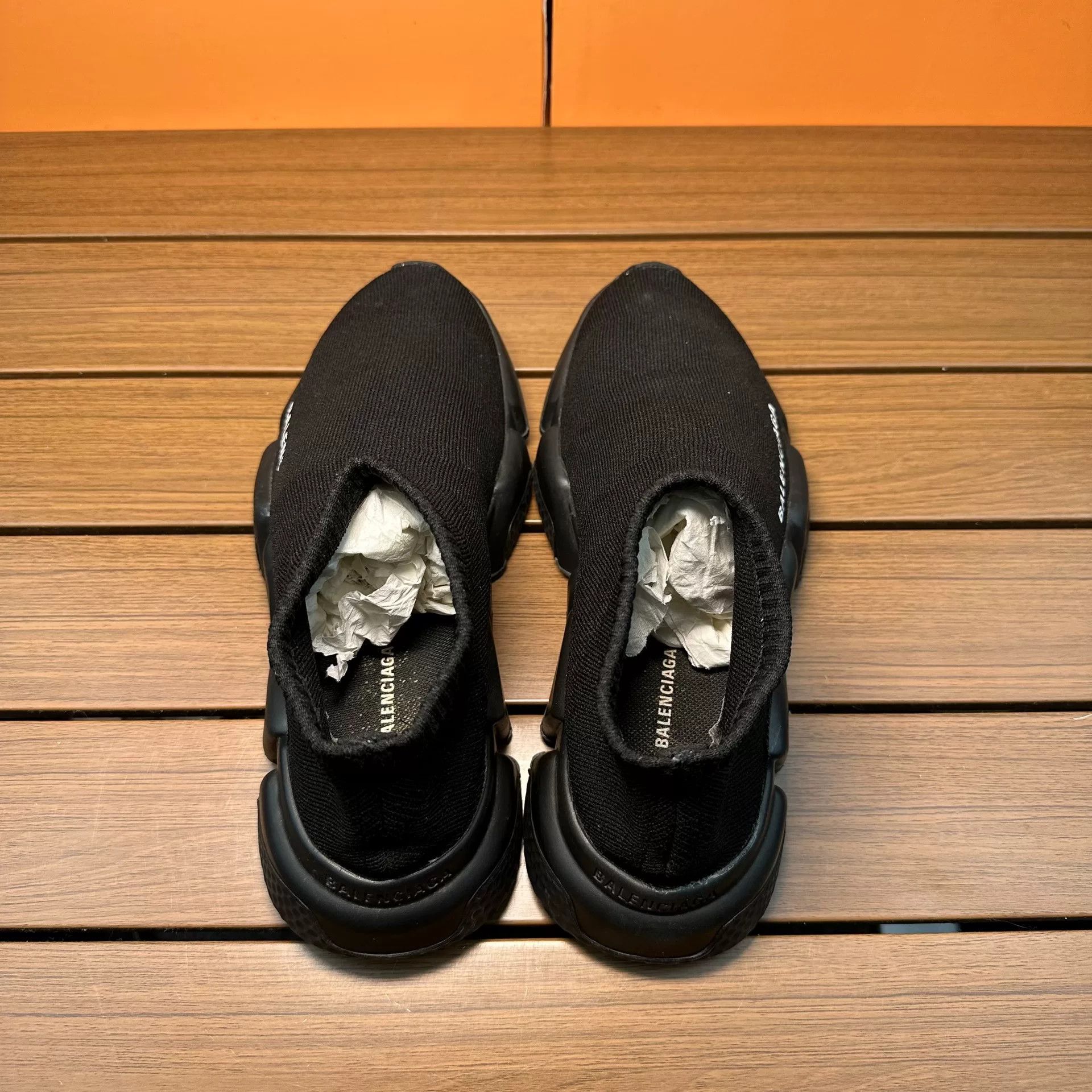 Balenciaga Balenciaga Cropped Black Hitop Sneakers it_35 Women Size US 5 / IT 35 - 5 Thumbnail