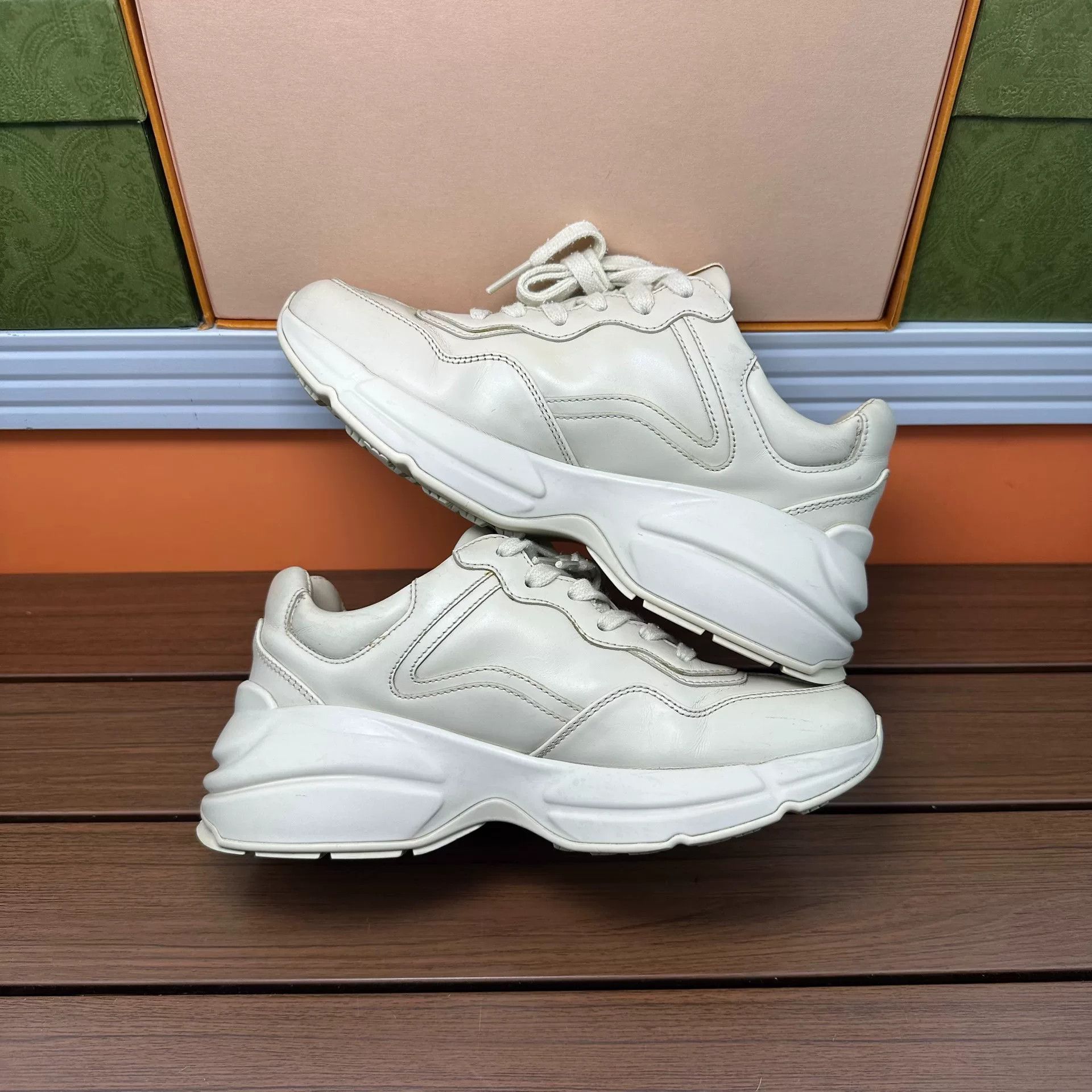 Gucci Gucci Printed Lowtop Sneakers it_35-5 Women Size US 5.5 / IT 35.5 - 3 Thumbnail
