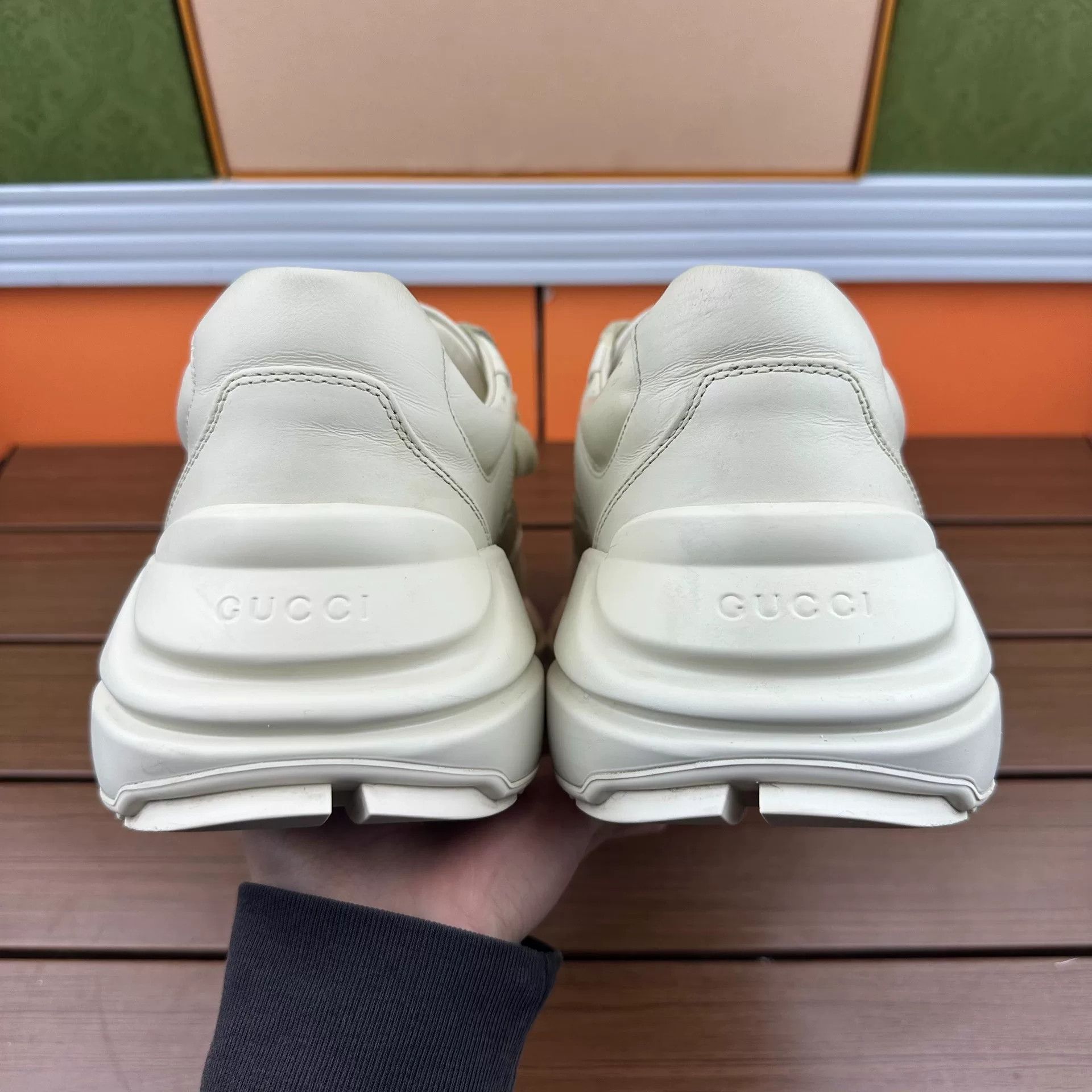 Gucci Gucci Printed White Lowtop Sneakers 10 Men Size US 10 / EU 43 - 6 Thumbnail