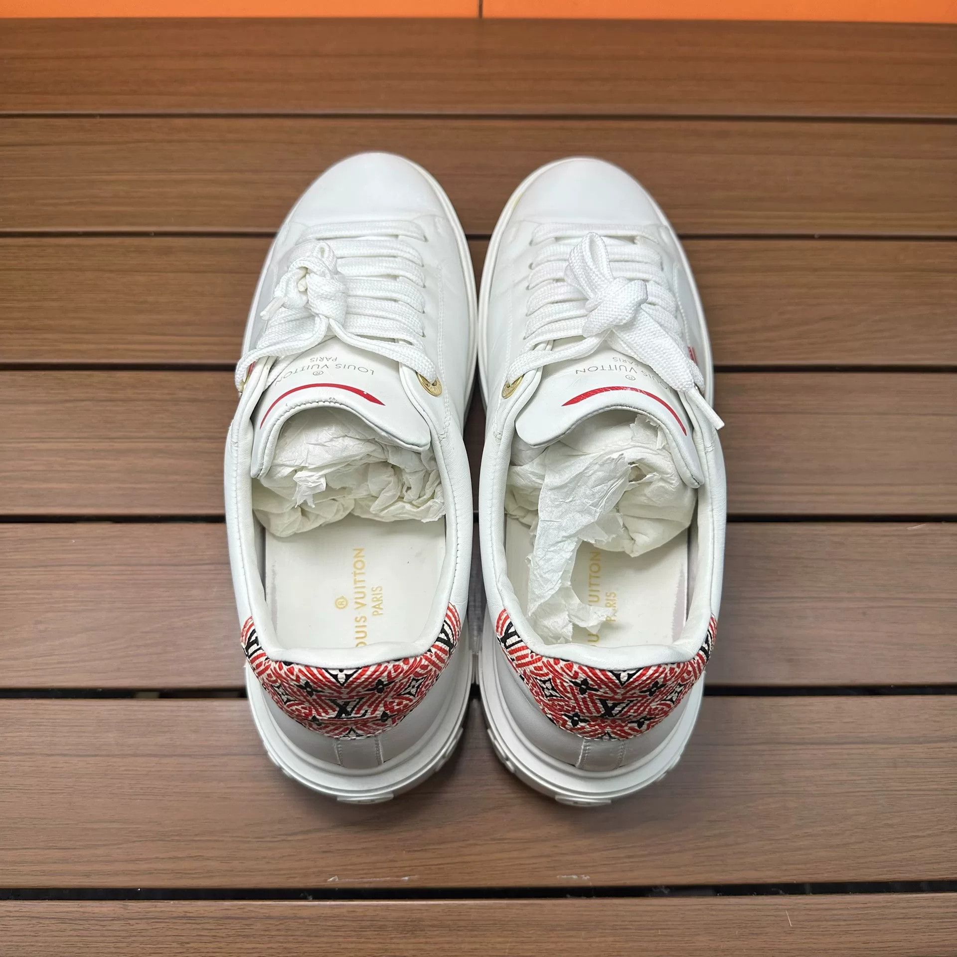 Louis Vuitton Louis Vuitton Lowtop Sneakers it_38-5 Women Size US 8.5 / IT 38.5 - 7 Thumbnail