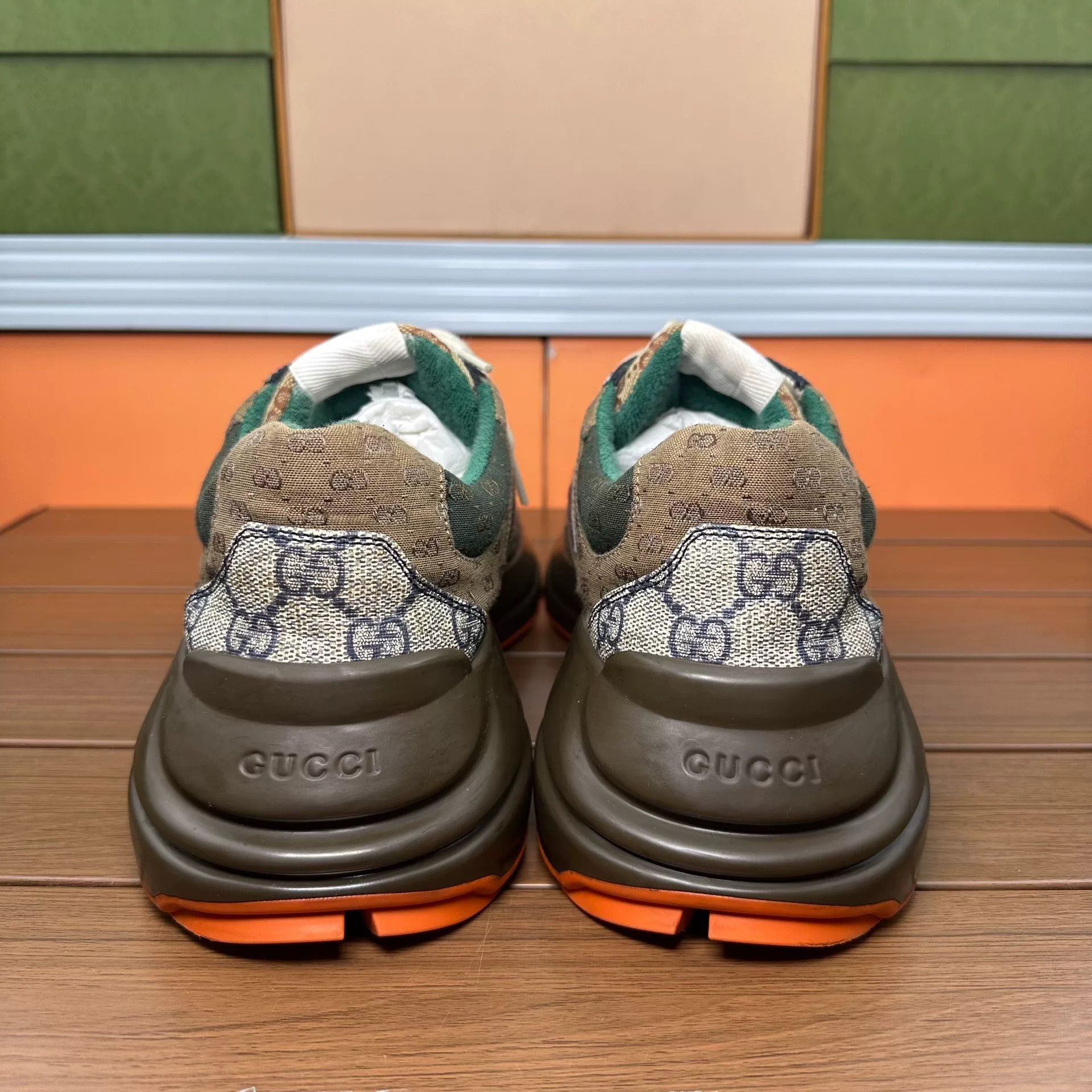 Gucci Gucci Brown Lowtop Sneakers 8.5 Men Size US 8.5 / EU 41-42 - 5 Thumbnail