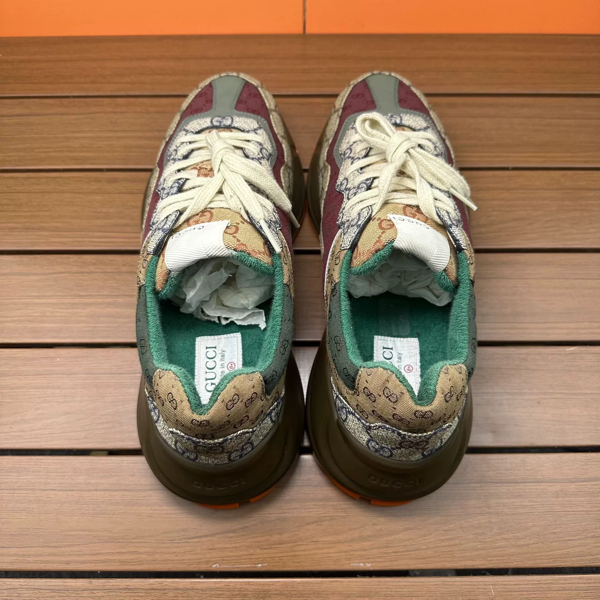 Gucci Gucci Brown Lowtop Sneakers 8.5 Men Size US 8.5 / EU 41-42 - 6 Thumbnail