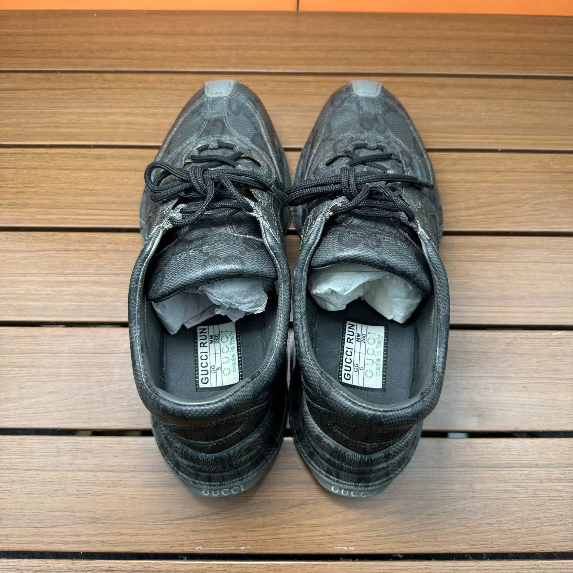 Gucci Gucci Casual Black Lowtop Sneakers 6 Men Size US 6 / EU 39 - 4 Thumbnail