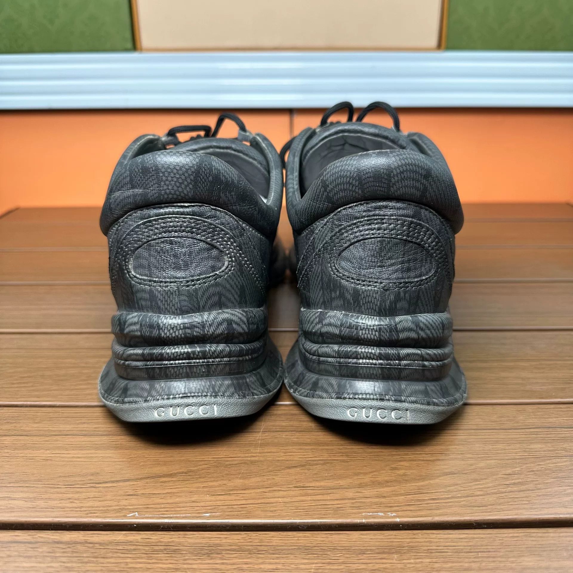 Gucci Gucci Casual Black Lowtop Sneakers 6 Men Size US 6 / EU 39 - 6 Thumbnail
