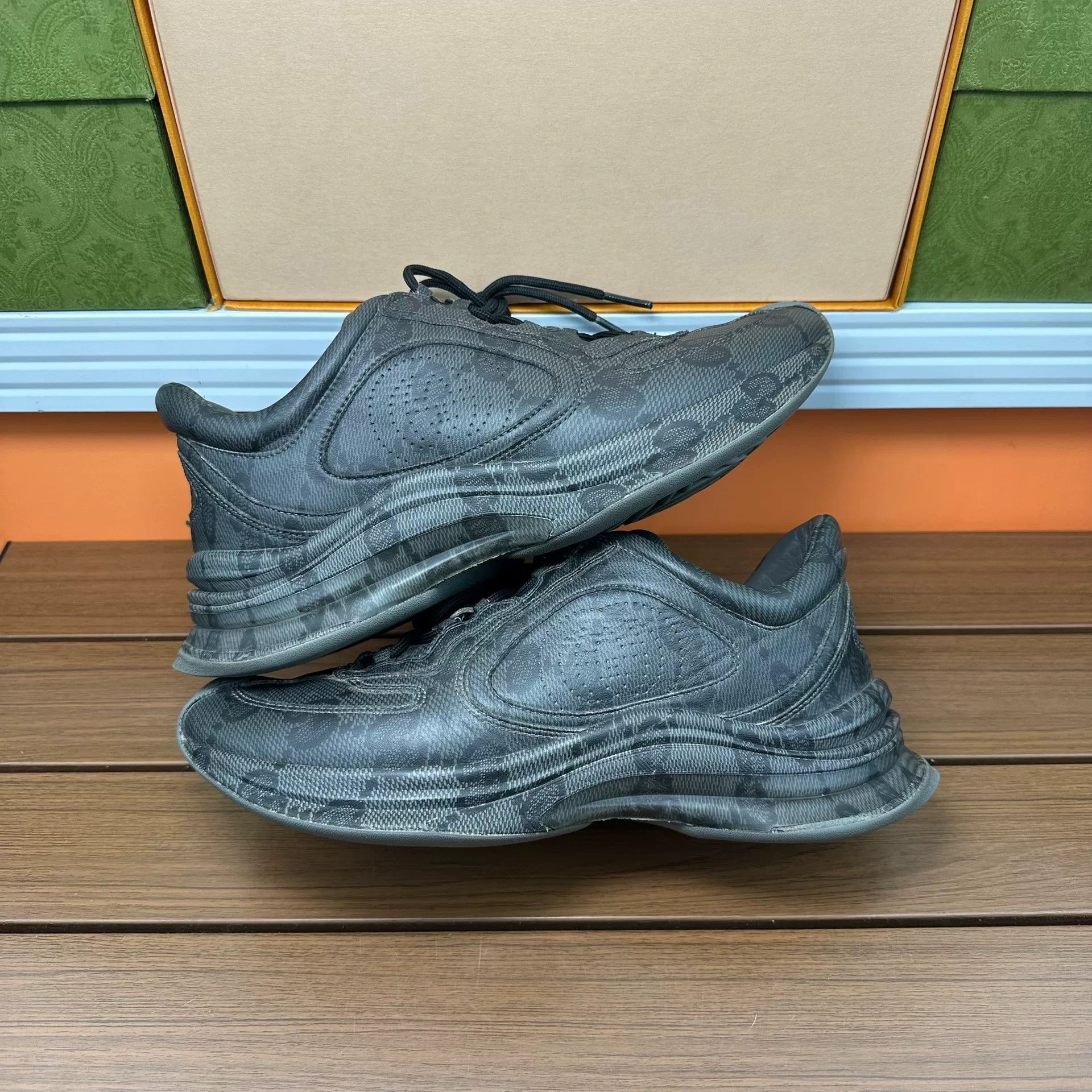Gucci Gucci Casual Black Lowtop Sneakers 6 Men Size US 6 / EU 39 - 3 Thumbnail