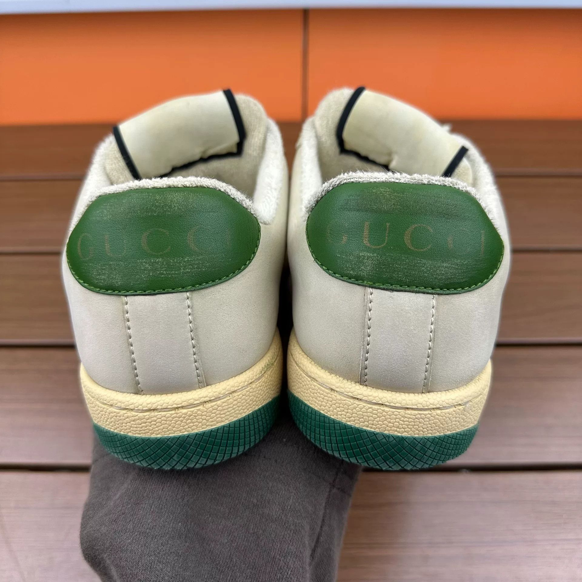 Gucci Gucci Green Lowtop Sneakers it_34-5 Women Size US 4.5 / IT 34.5 - 6 Thumbnail