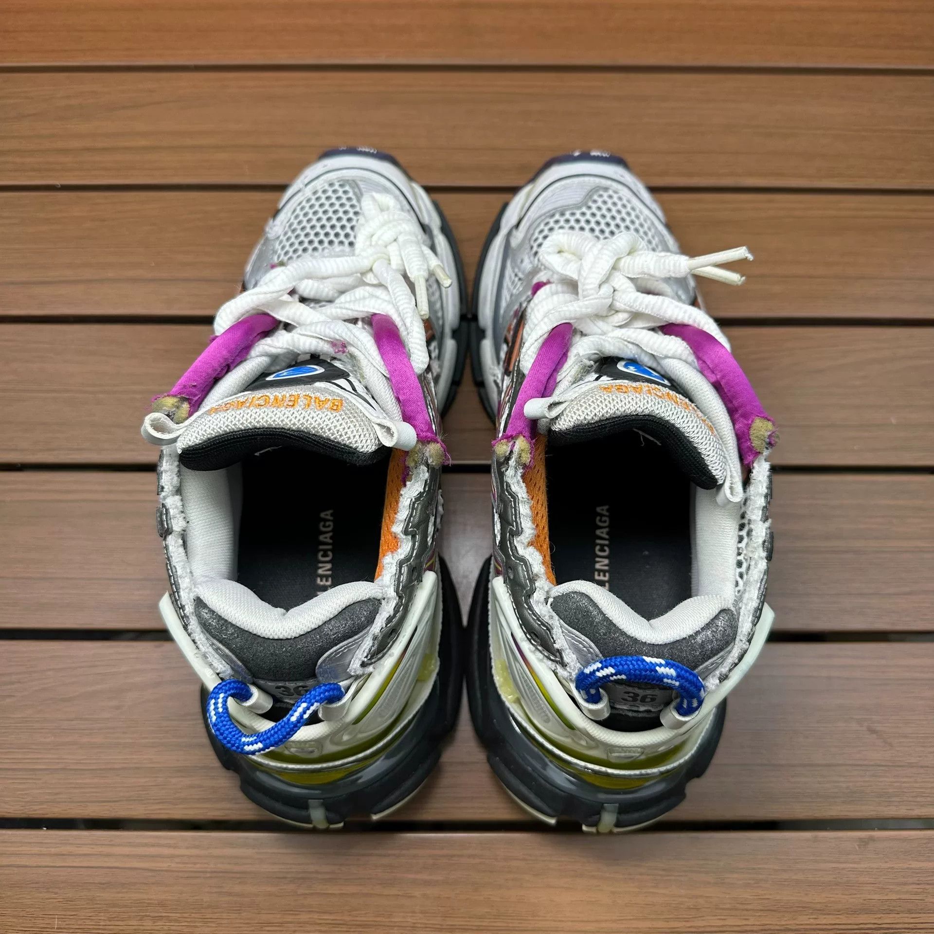 Balenciaga Balenciaga Running Multi Lowtop Sneakers it_36 Women Size US 6 / IT 36 - 6 Thumbnail