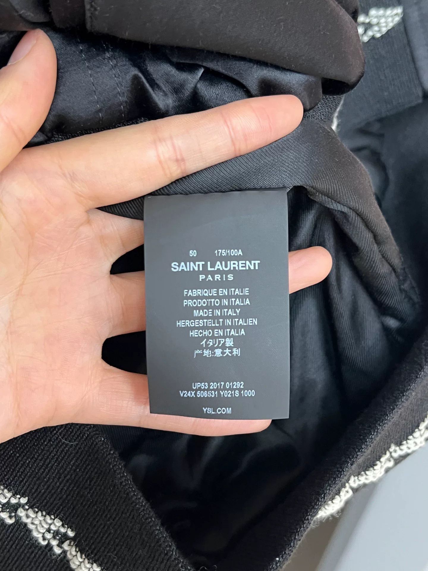 Saint Laurent Paris SLP Totem Baseball Jacket Size US M / EU 48-50 / 2 - 4 Thumbnail