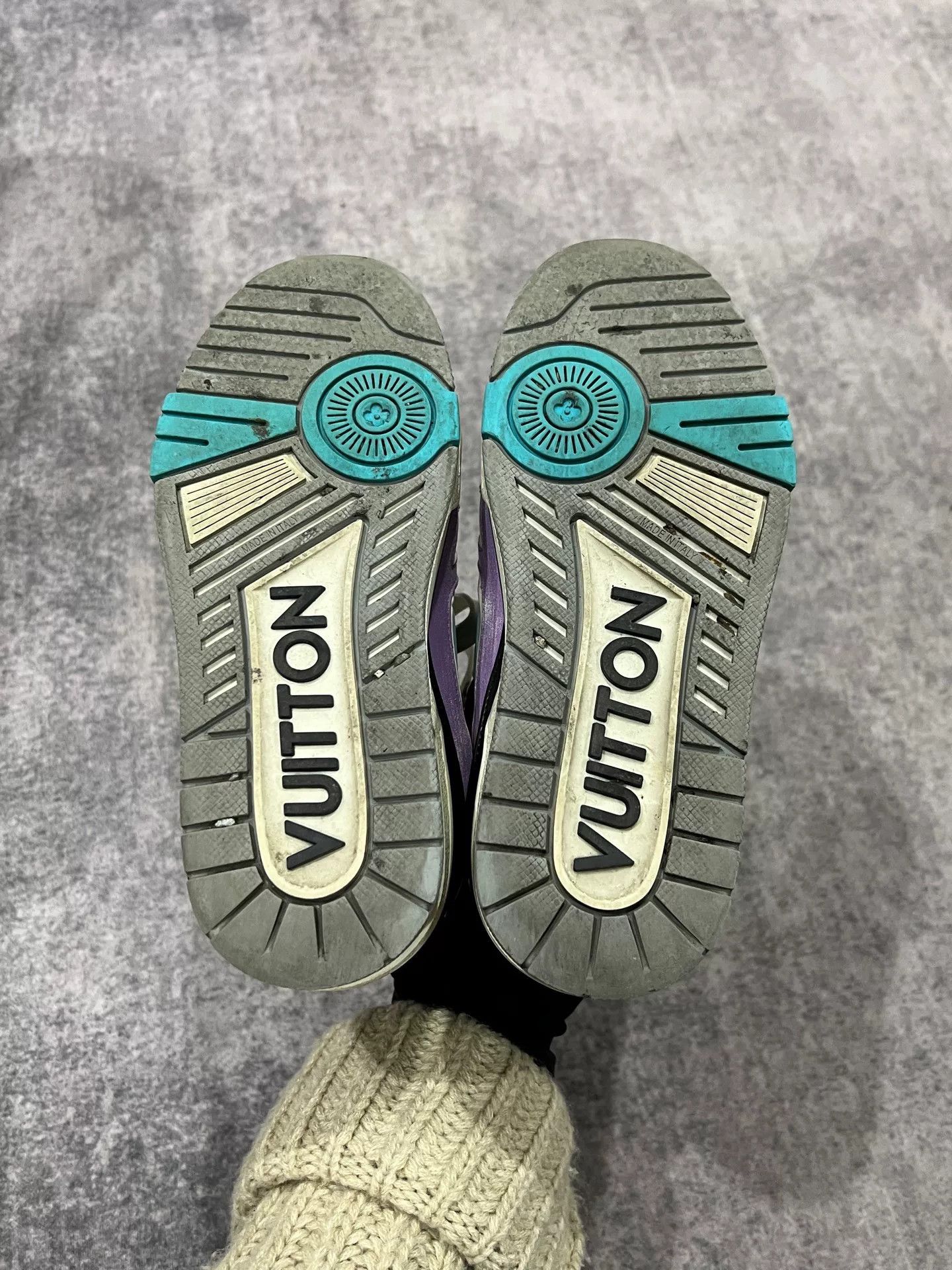 Louis Vuitton Louis Vuitton Macaron Color Block Trainer Size US 4 / IT 34 - 9 Thumbnail