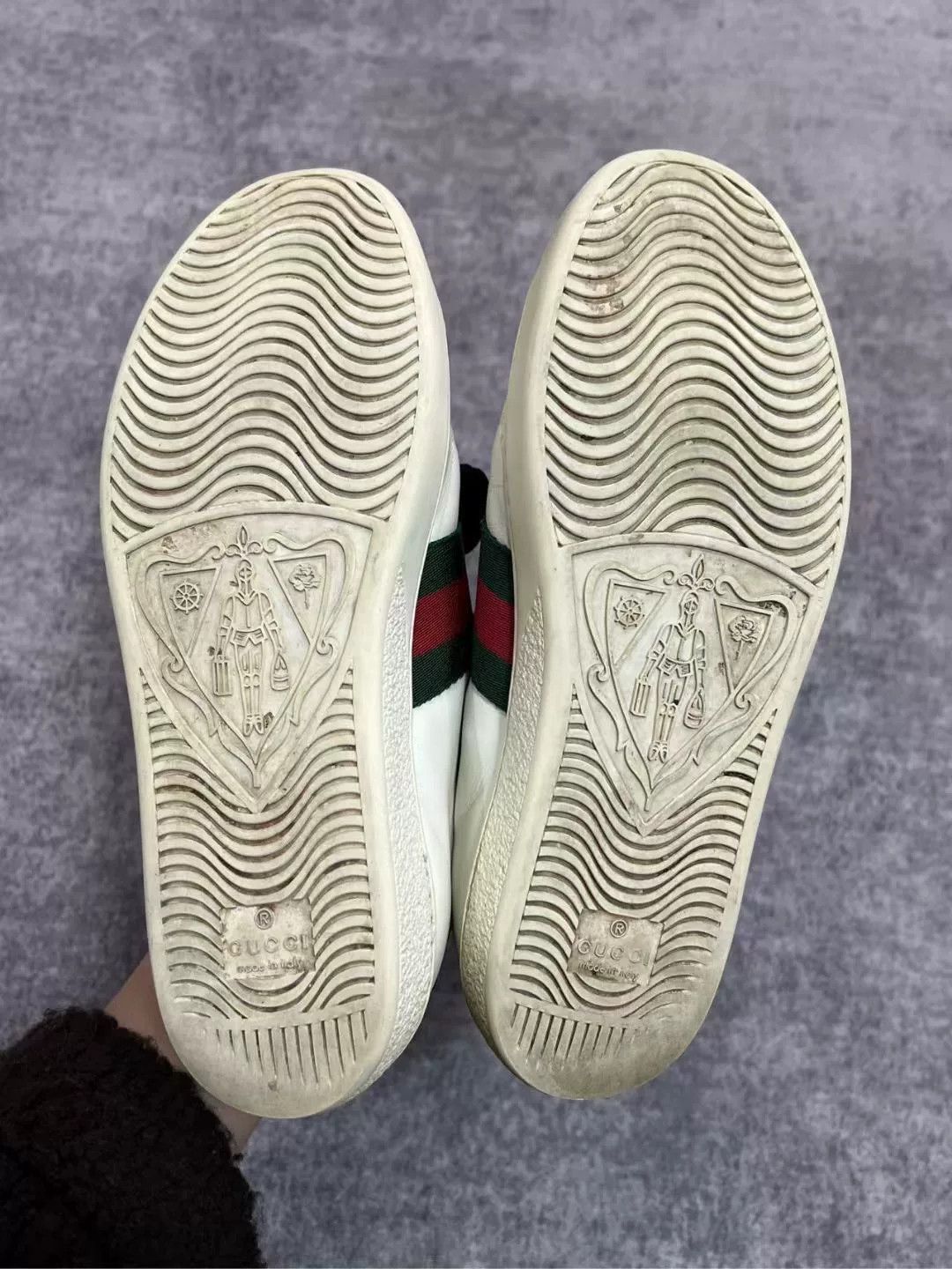 Gucci Gucci Floral White Sneakers Size US 4.5 / IT 34.5 - 7 Thumbnail
