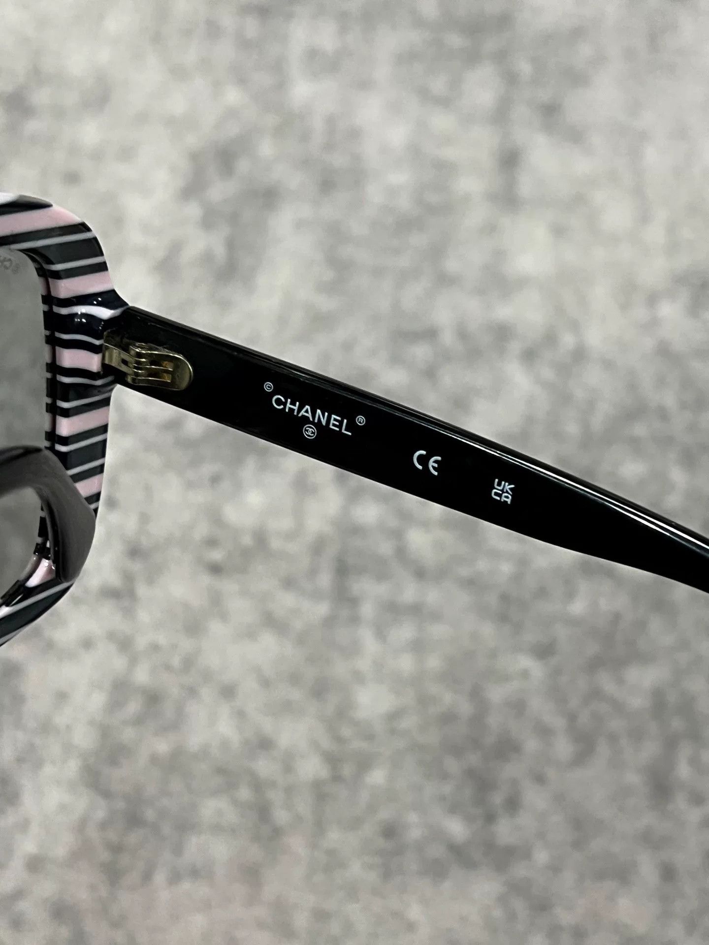 Chanel Chanel Pink Black Square Sunglasses Size ONE SIZE - 7 Thumbnail
