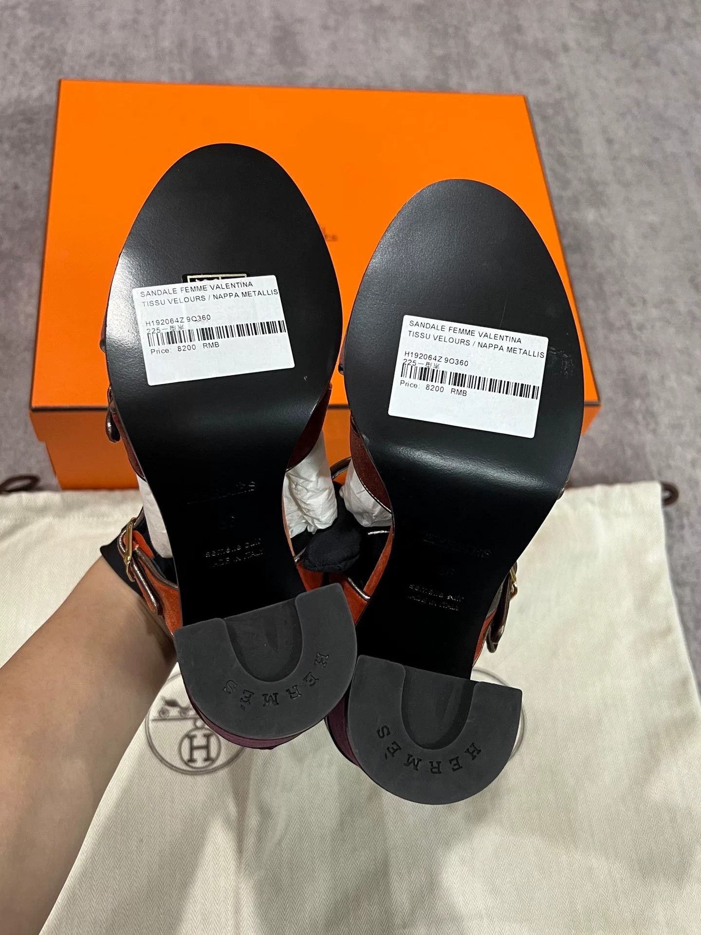 Hermes Hermes Block Heel Sandals Size US 5 / IT 35 - 7 Thumbnail