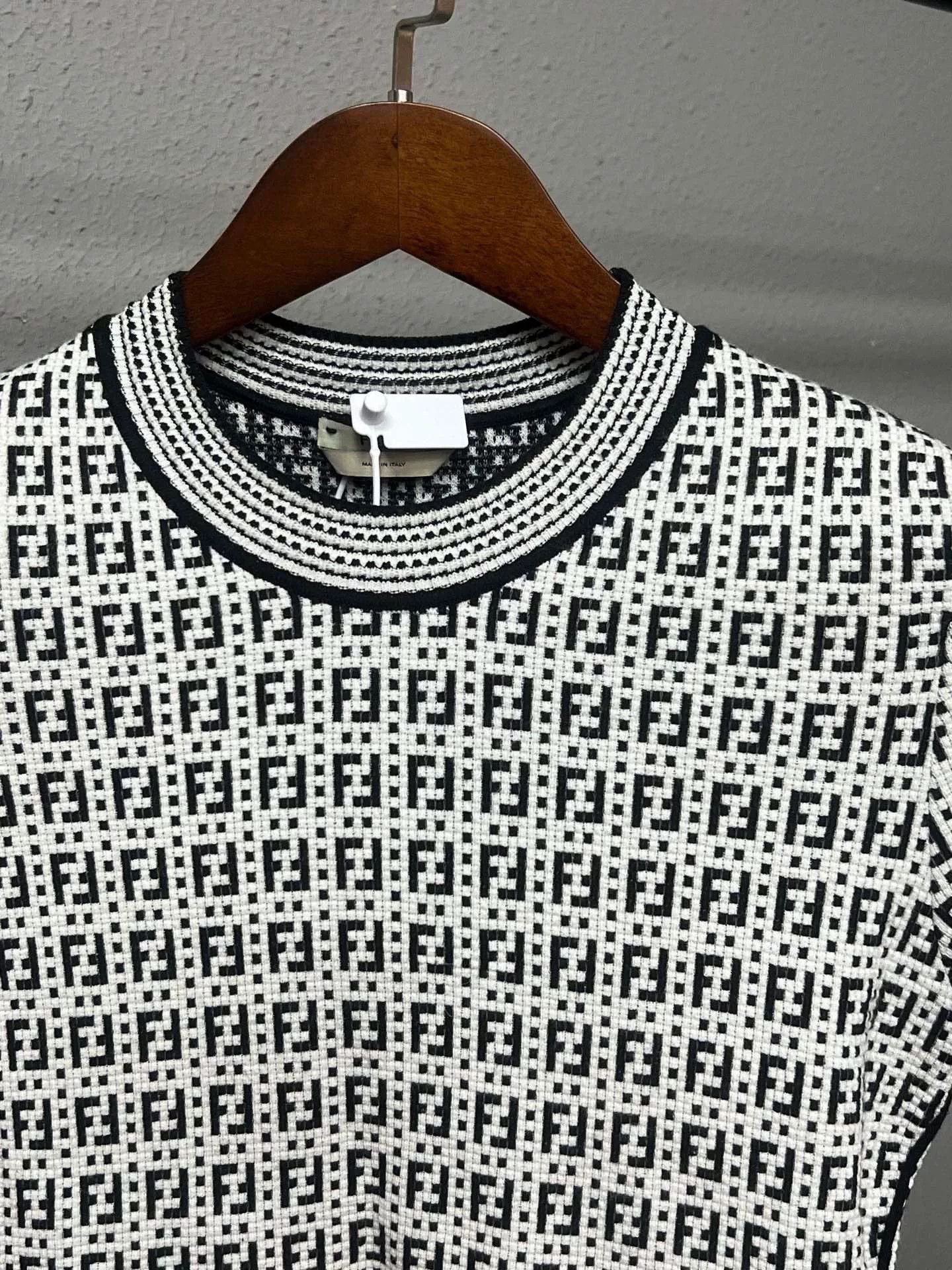 Fendi Fendi All-Over Print Knit Short-Sleeve Size US XXS / EU 40 - 3 Thumbnail