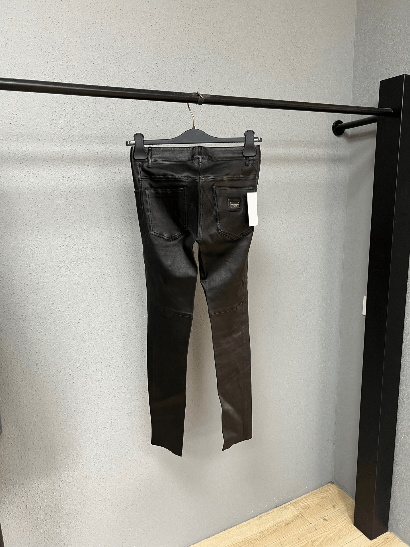 Dolce & Gabbana D&G Goatskin Leather Pants Size 36" / US 14 / IT 50 - 2 Thumbnail