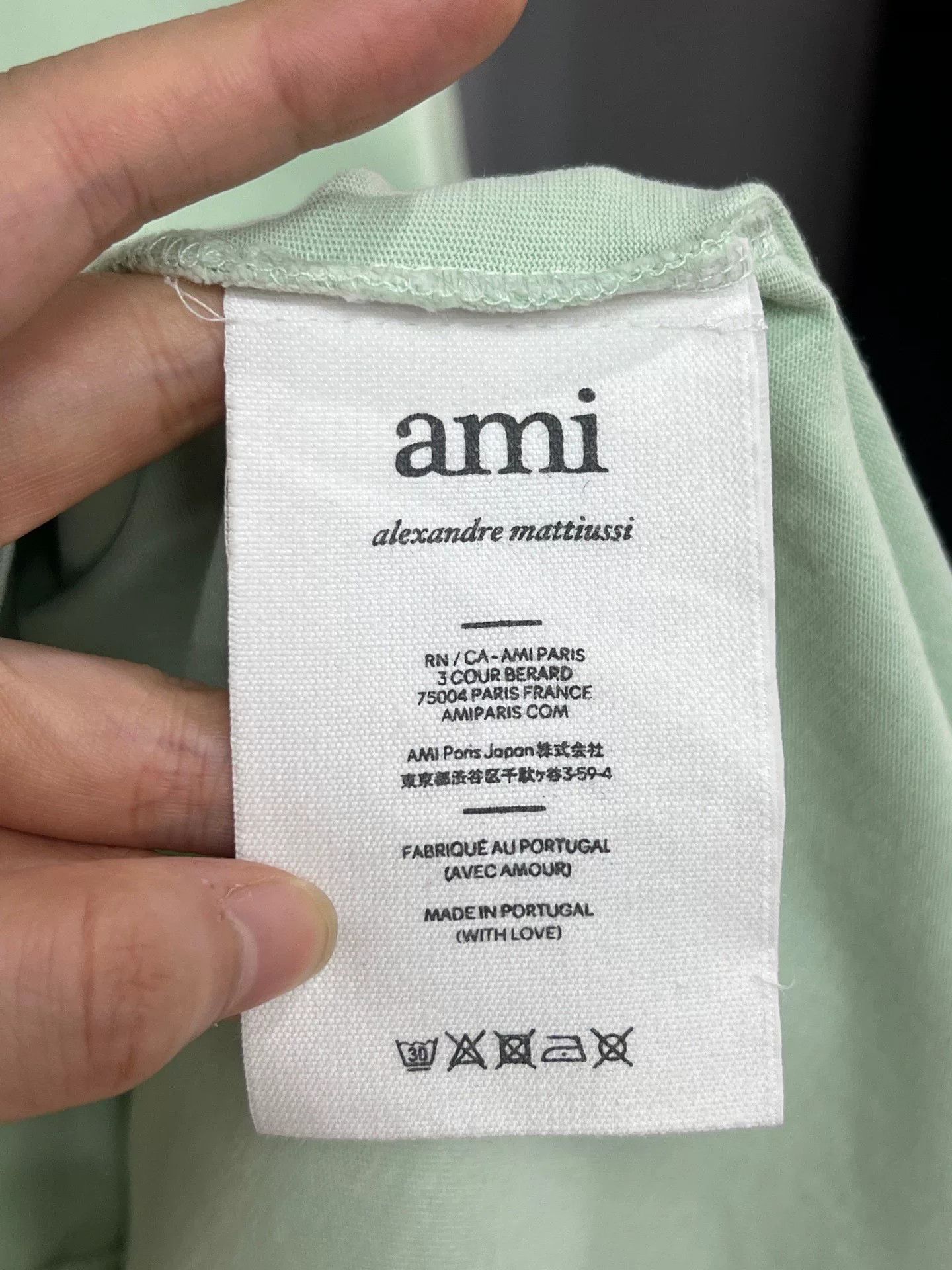 AMI Ami Green Heart Short Sleeve Size M / US 6-8 / IT 42-44 - 3 Thumbnail