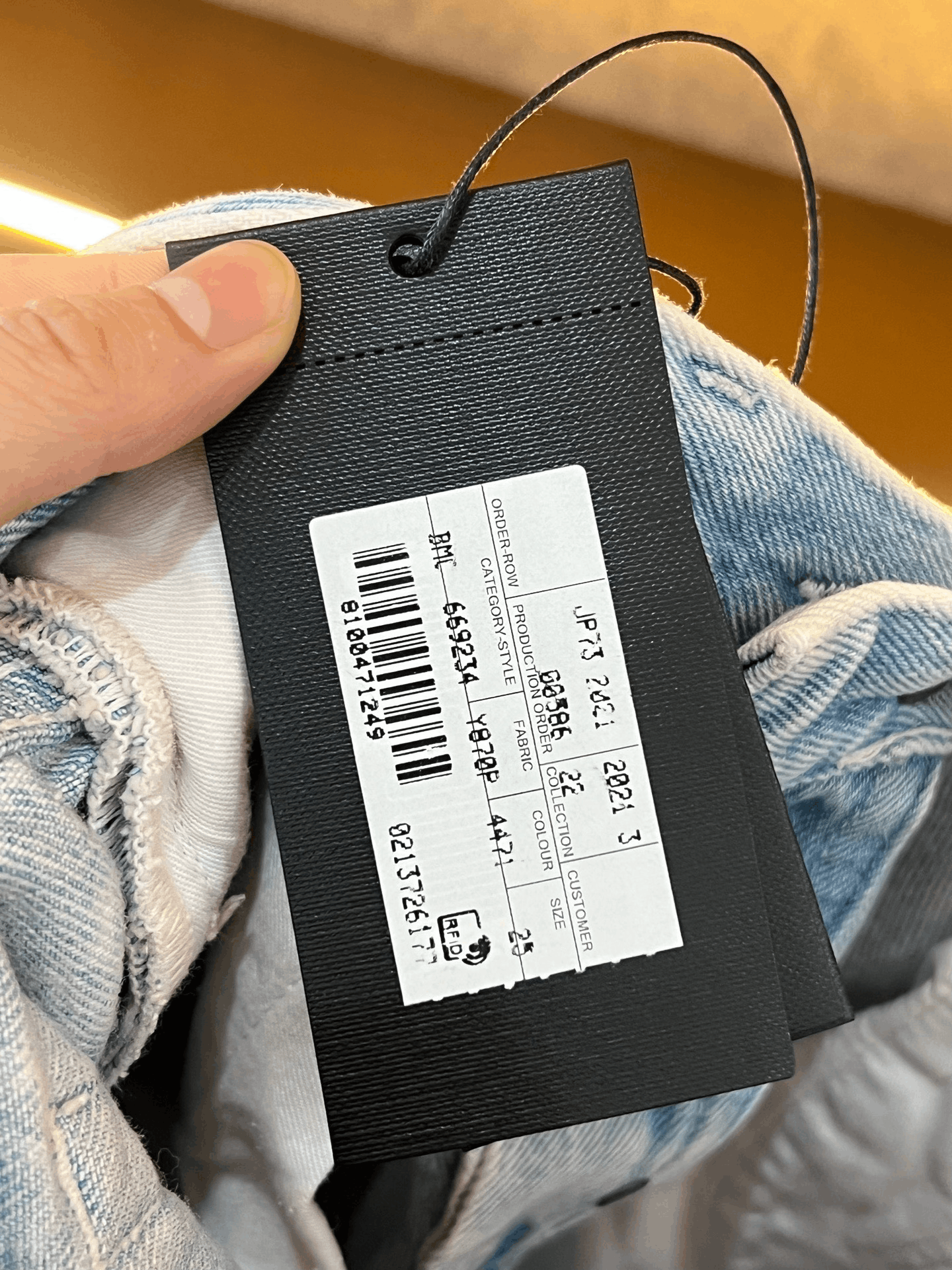 Saint Laurent Paris SLP Washed Jeans Size 25" / US 0 / IT 36 - 5 Thumbnail