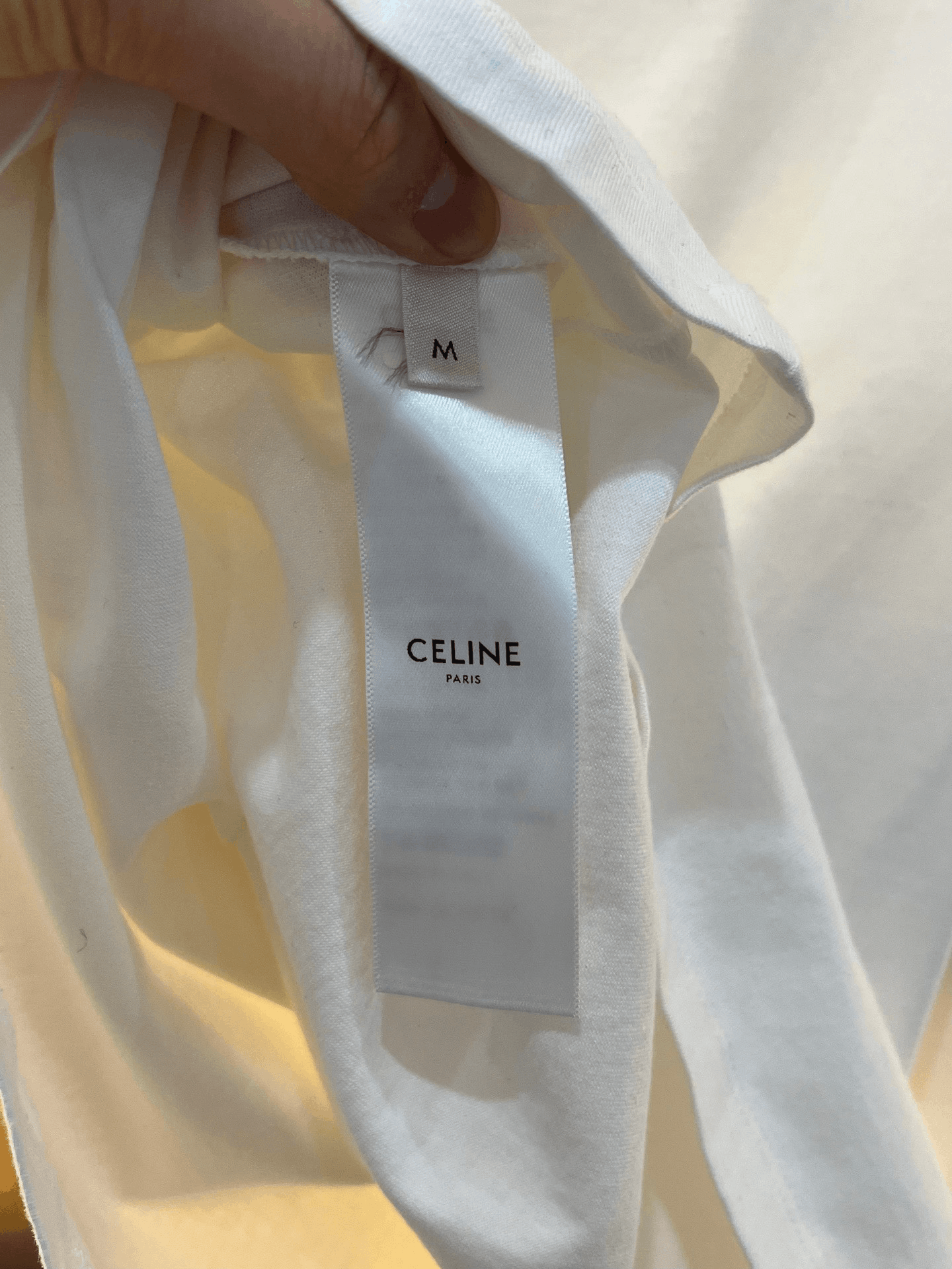 Celine Celine Red Slogan Short Sleeve Size M / US 6-8 / IT 42-44 - 3 Thumbnail