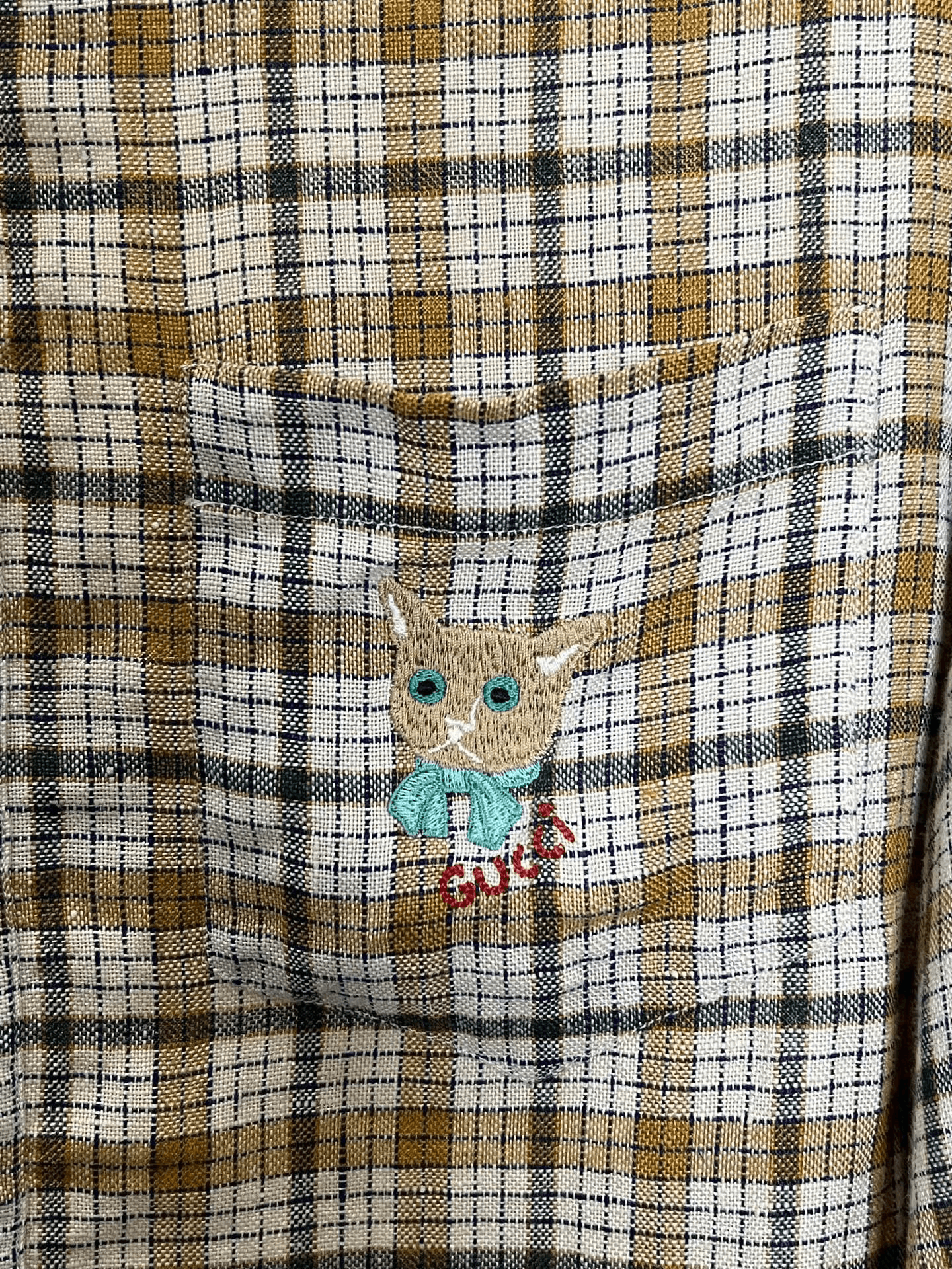Gucci Gucci Cat Linen Shirt Size US S / EU 44-46 / 1 - 3 Thumbnail