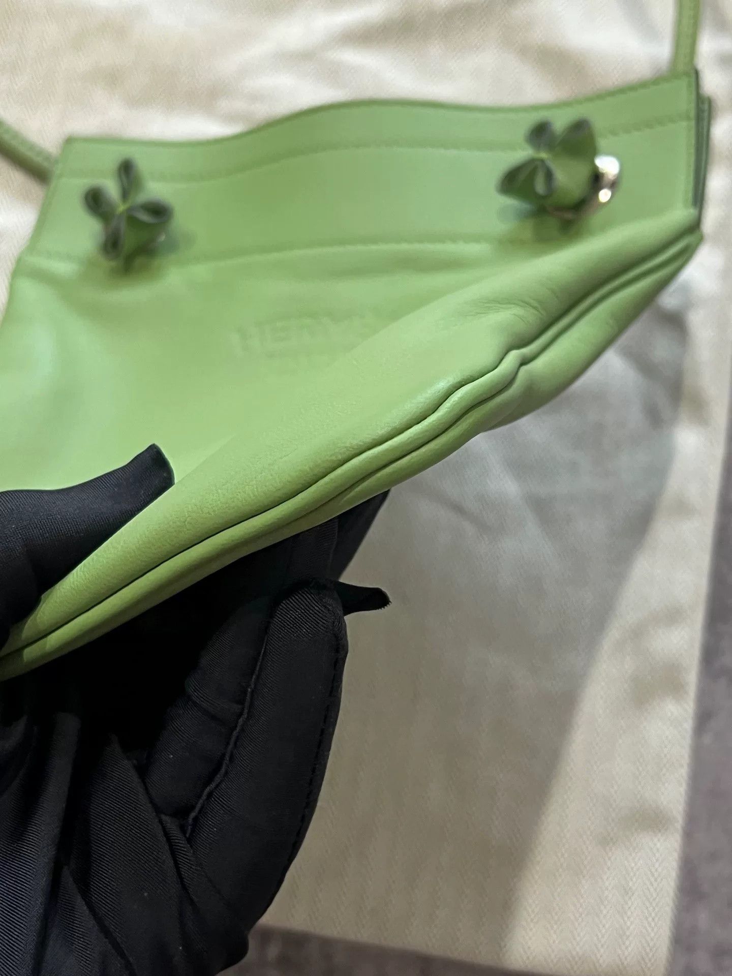 Hermes Hermes Aline Avocado Green Z Stamp Size ONE SIZE - 5 Thumbnail
