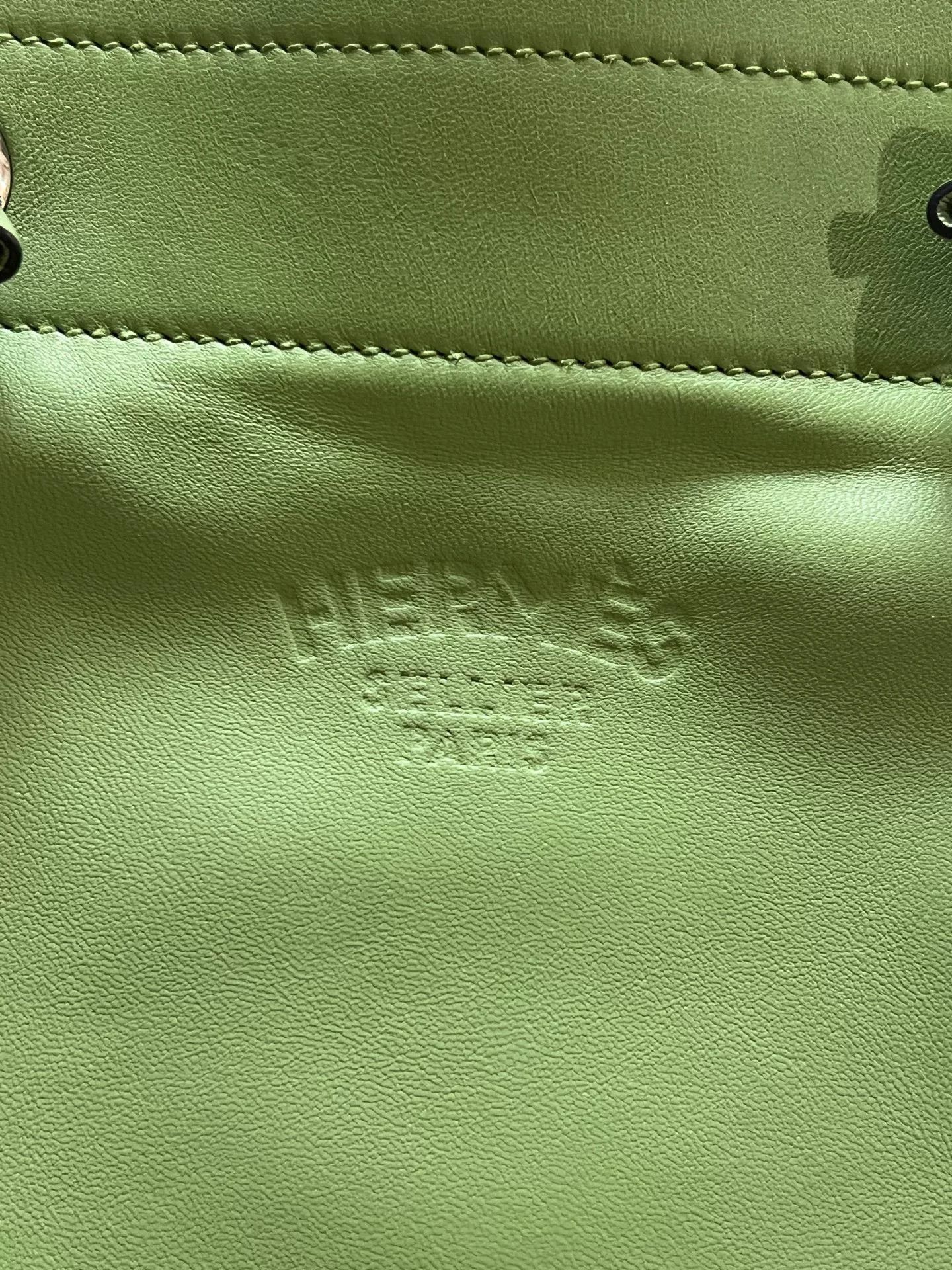 Hermes Hermes Aline Avocado Green Z Stamp Size ONE SIZE - 2 Thumbnail