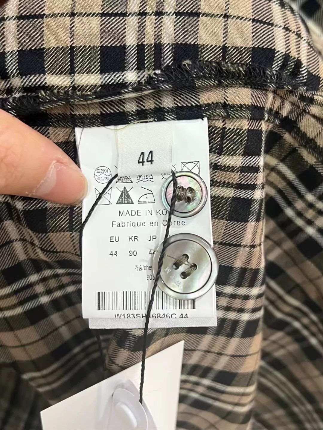 Wooyoungmi Wooyoungmi Patchwork Shirt Size US S / EU 44-46 / 1 - 3 Thumbnail
