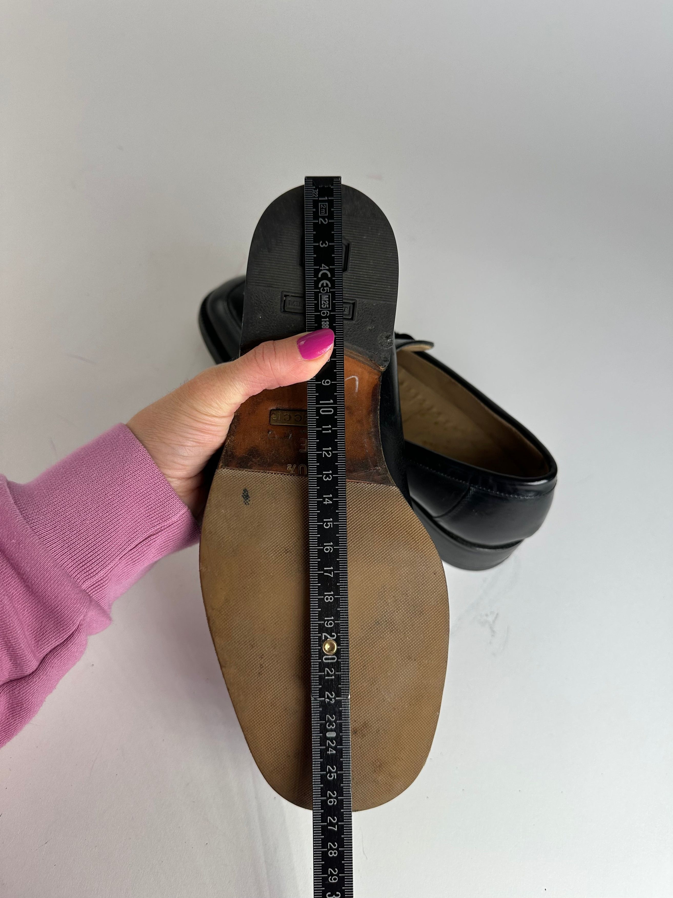 Gucci Vintage Horsebit Leather Loafer Black 40,5E Size US 9.5 / IT 39.5 - 11 Thumbnail