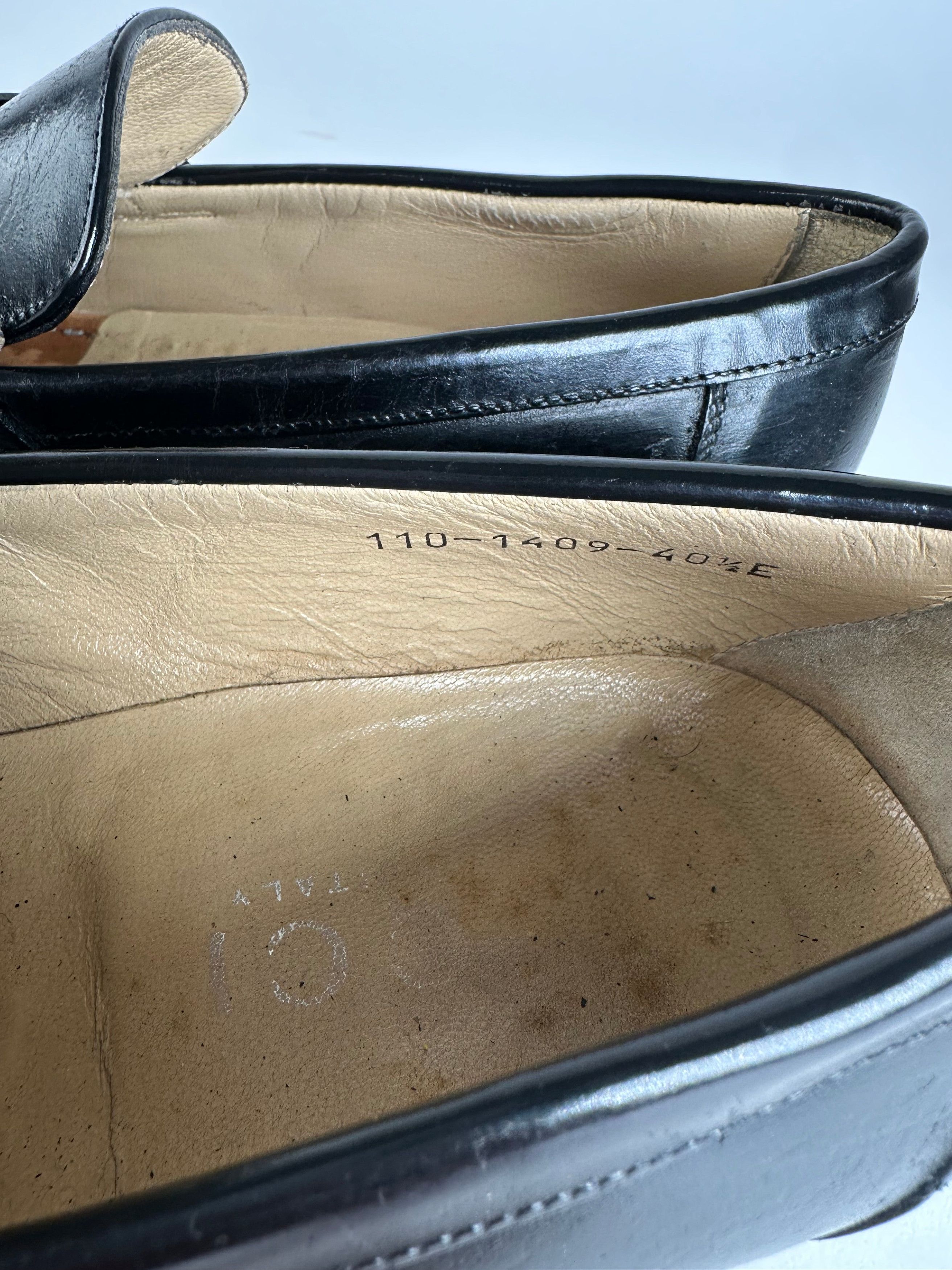 Gucci Vintage Horsebit Leather Loafer Black 40,5E Size US 9.5 / IT 39.5 - 8 Thumbnail