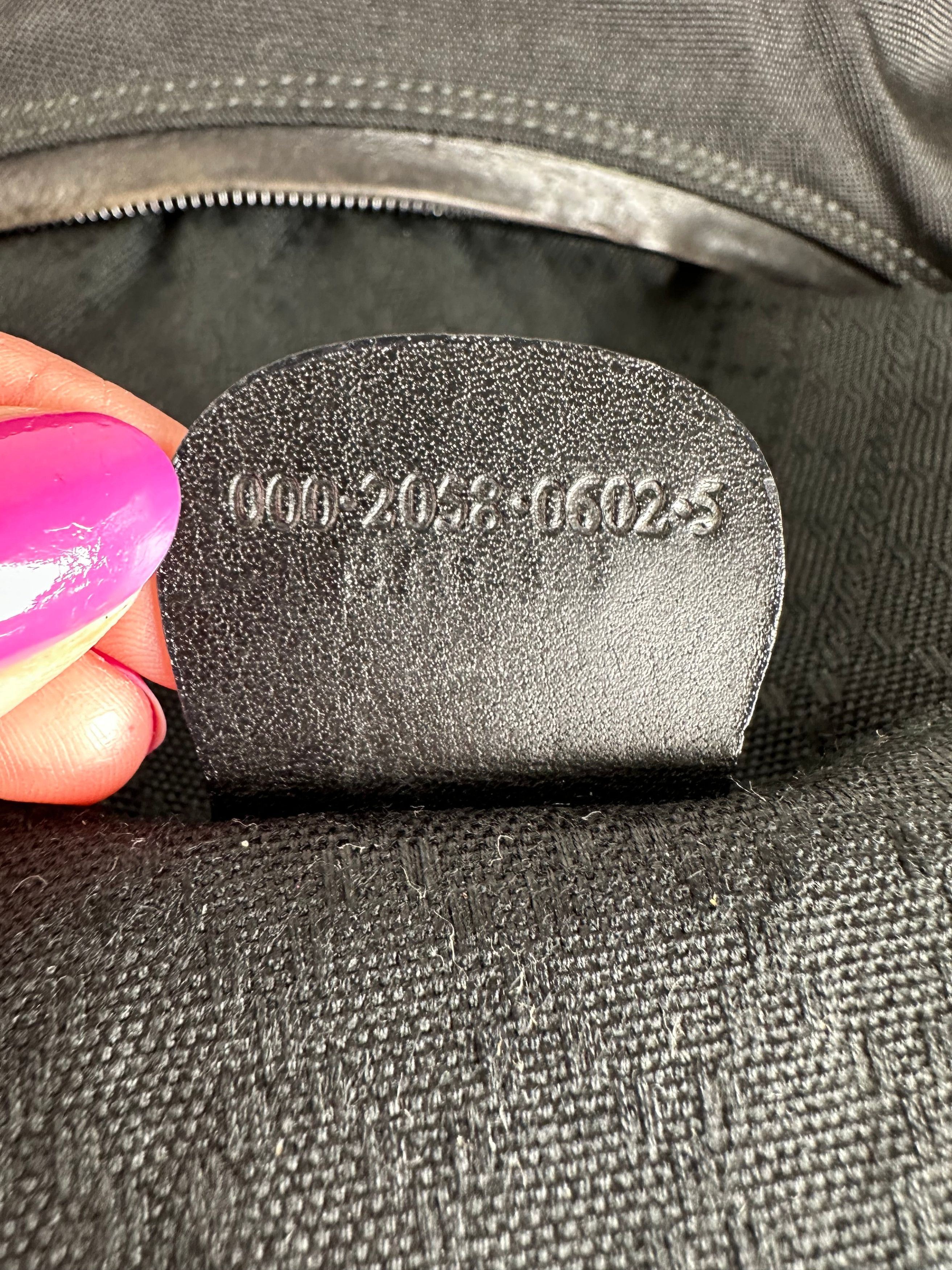 Gucci Vintage Canvas Leather Hobo Bag Black Size ONE SIZE - 4 Thumbnail