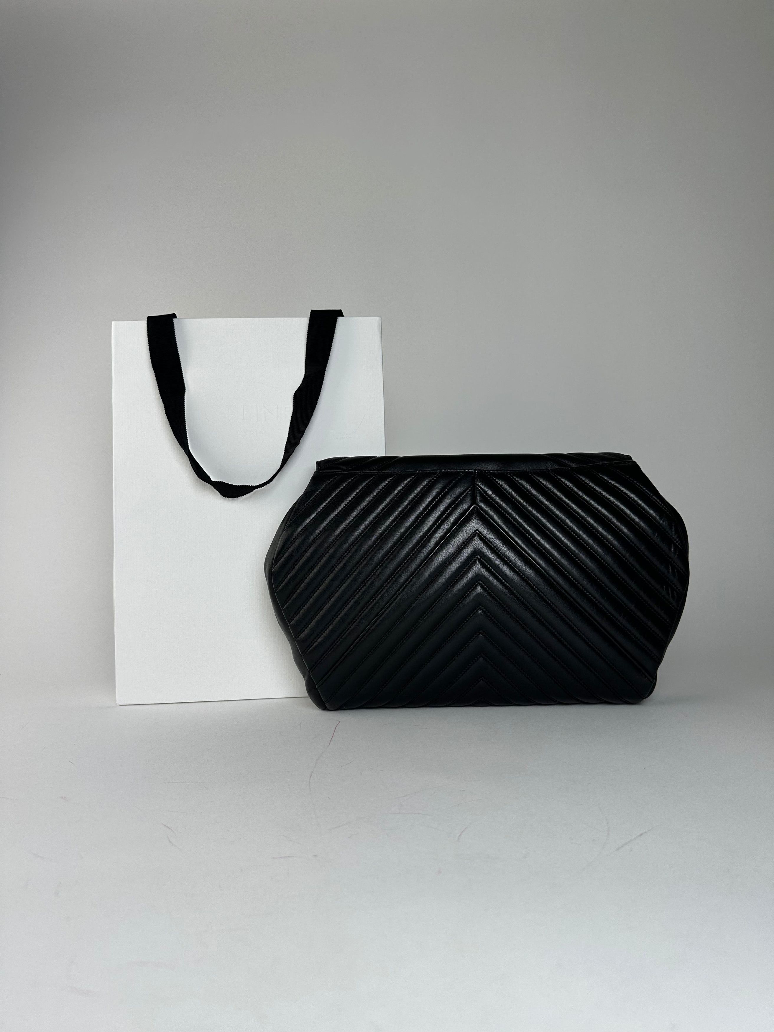 Givenchy Vintage Leather Clutch Abstract Black Size ONE SIZE - 2 Thumbnail