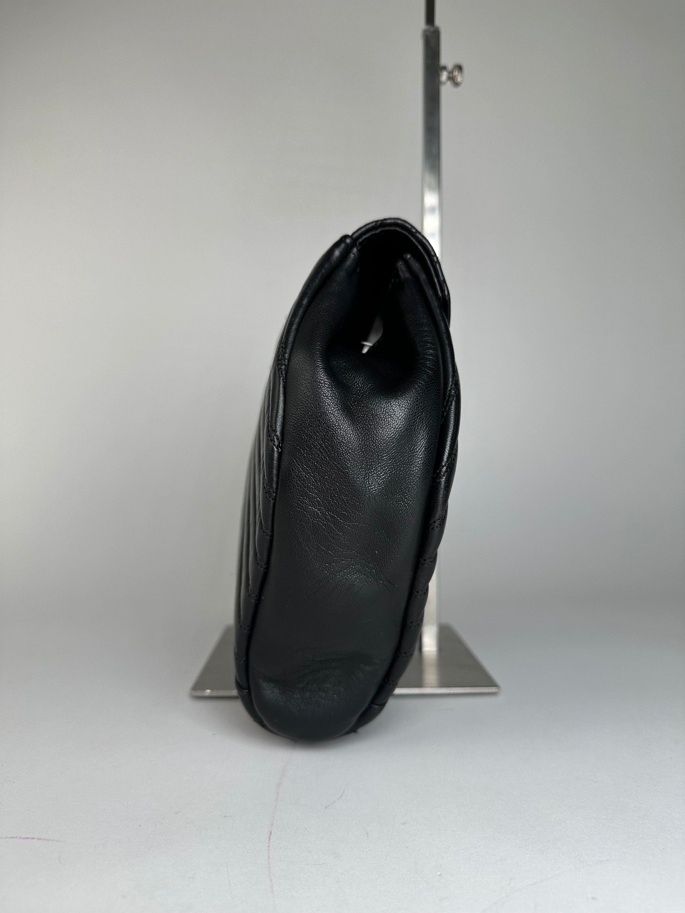 Givenchy Vintage Leather Clutch Abstract Black Size ONE SIZE - 5 Thumbnail